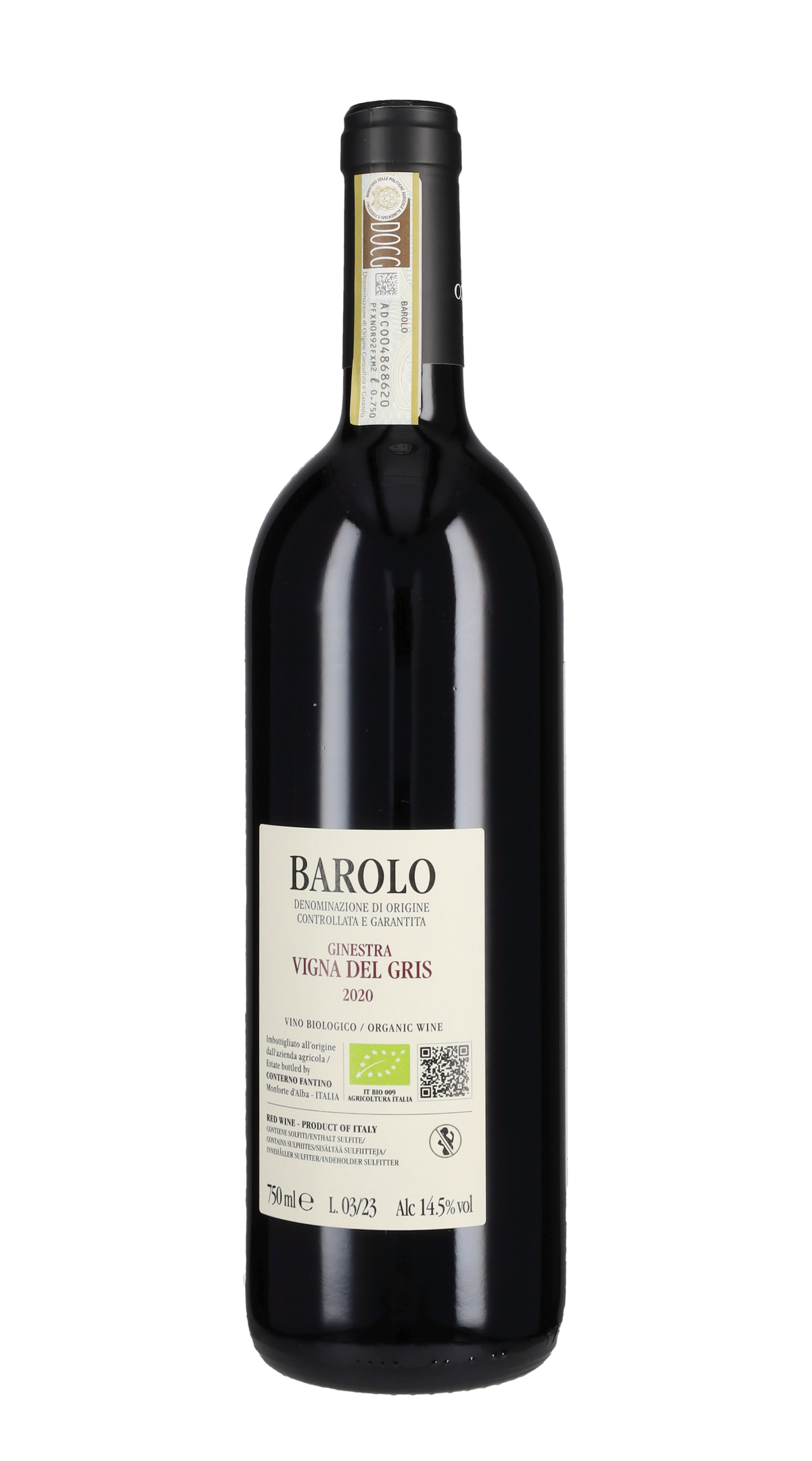 Barolo 'Ginestra - Vigna del Gris' Conterno Fantino 2020
