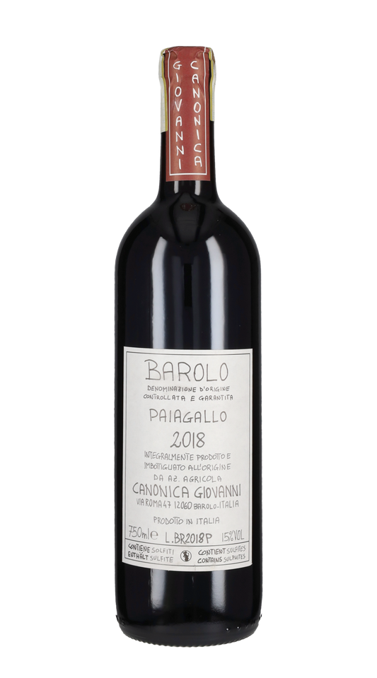 Barolo 'Paiagallo' Giovanni Canonica 2018