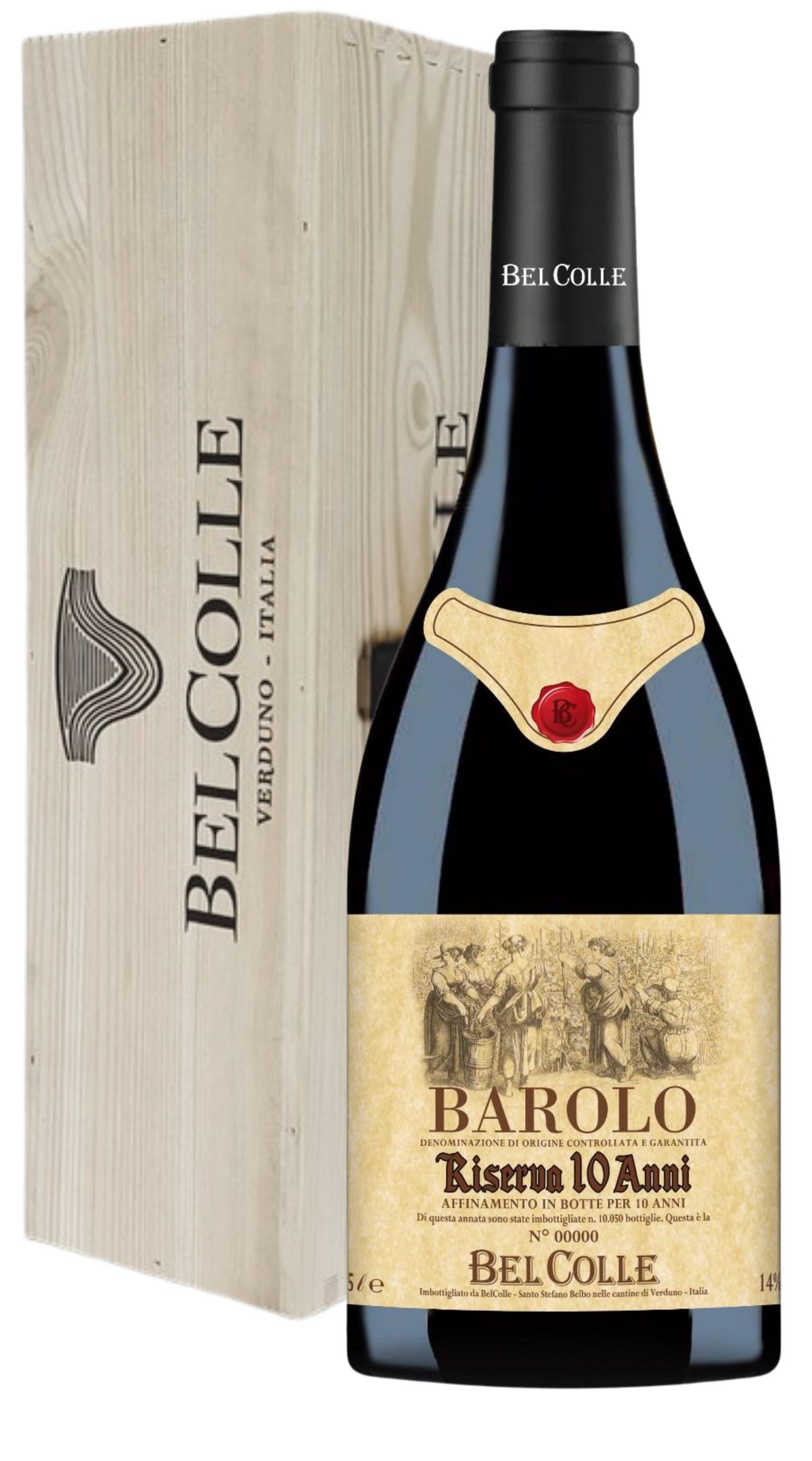 Barolo Riserva '10 Anni' Magnum Belcolle 2015 (Confezione)