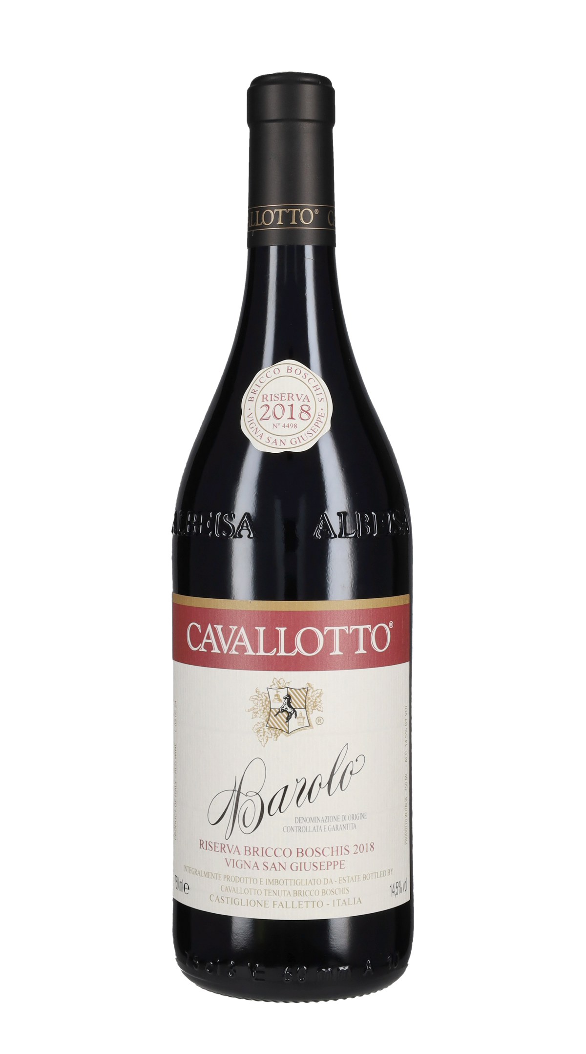 Barolo Riserva 'Bricco Boschis Vigna San Giuseppe' Cavallotto 2018