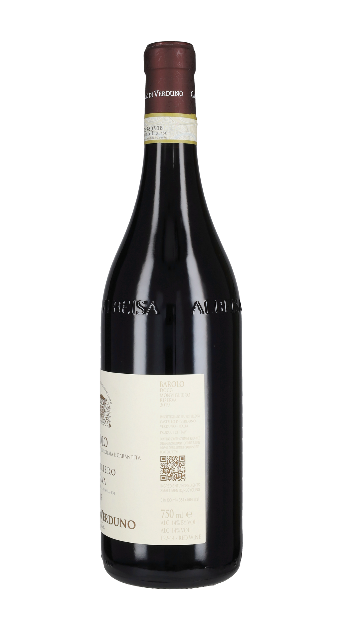 Barolo Riserva 'Monvigliero' Castello di Verduno 2019