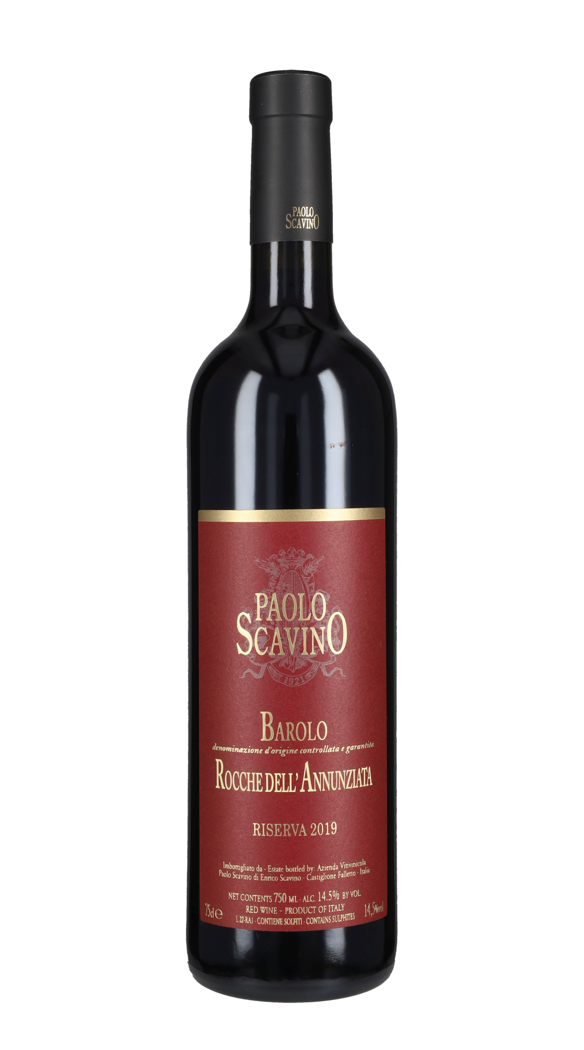 Barolo Riserva 'Rocche dell'Annunziata' Paolo Scavino 2019