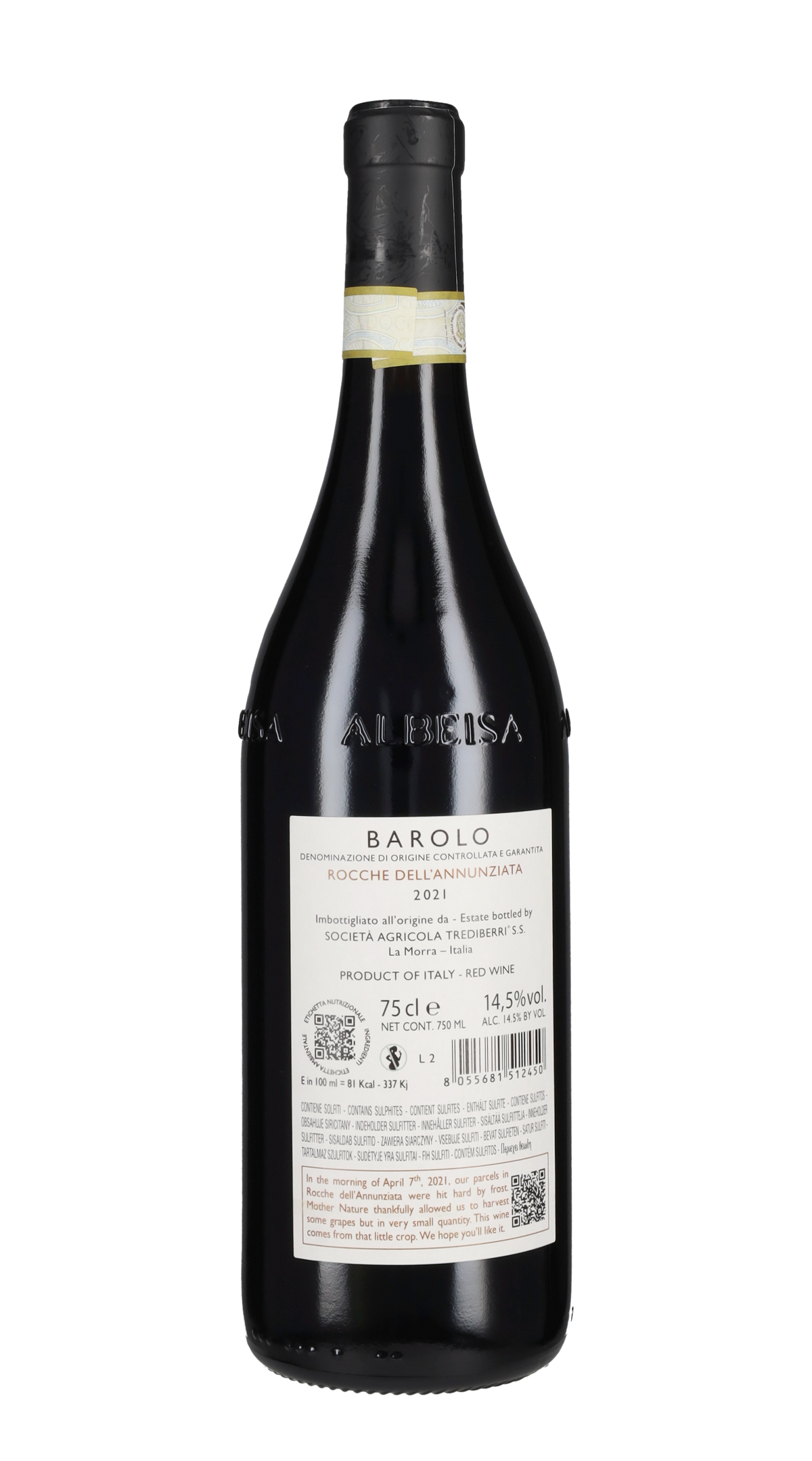 Barolo Rocche dell'Annunziata Trediberri 2021