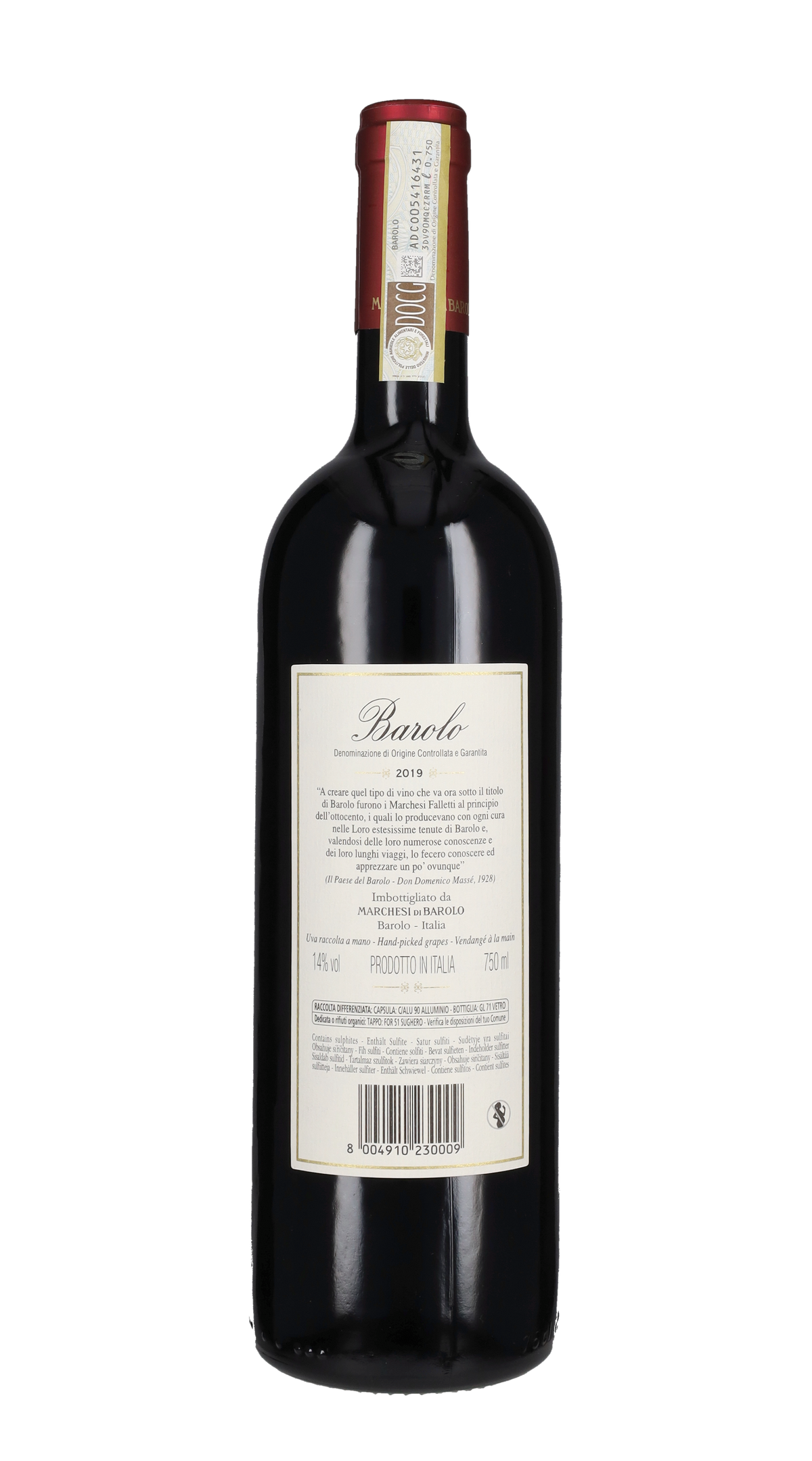 Barolo 'Tradizione' Marchesi di Barolo 2019