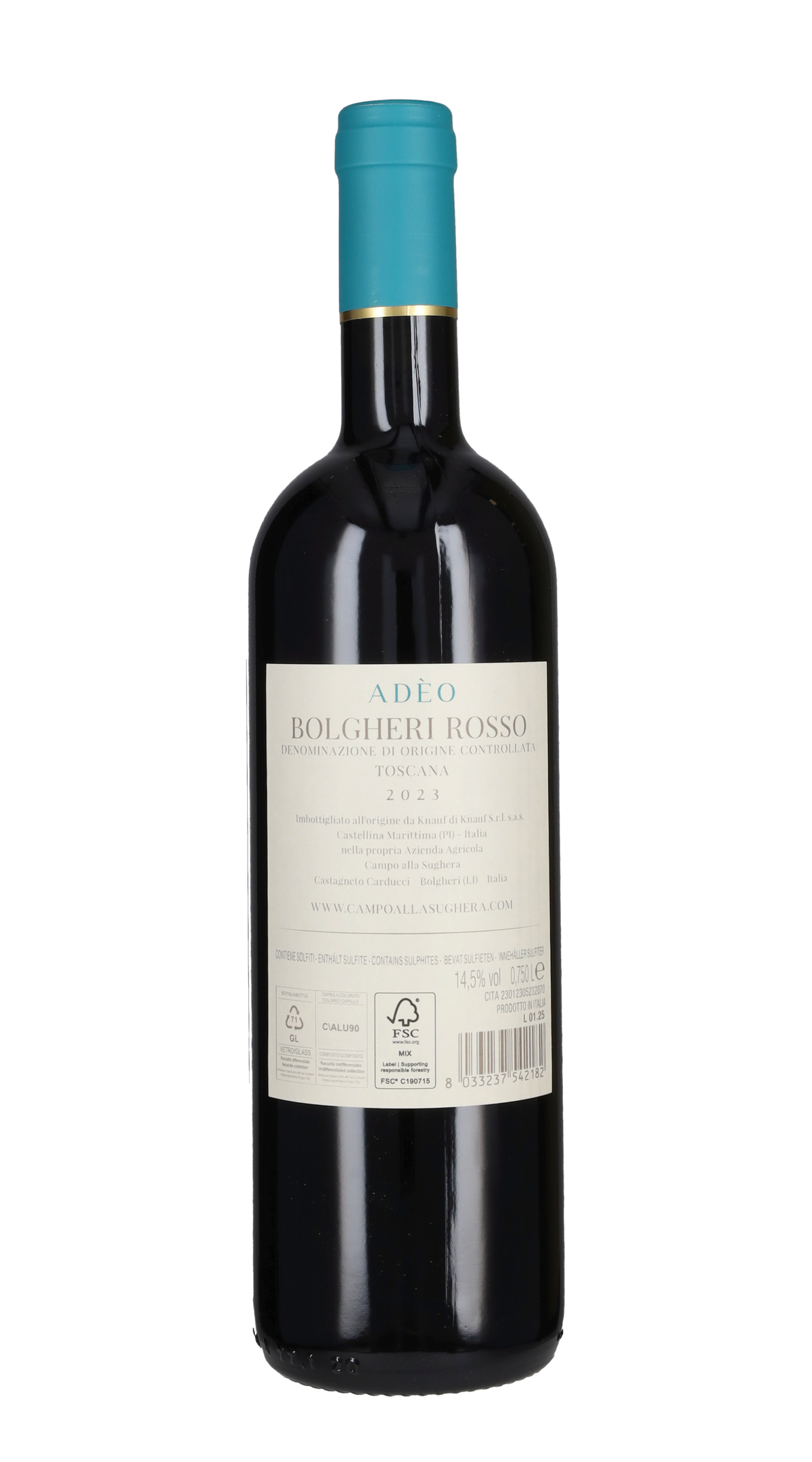Bolgheri Rosso 'Adeo' Campo Alla Sughera 2024