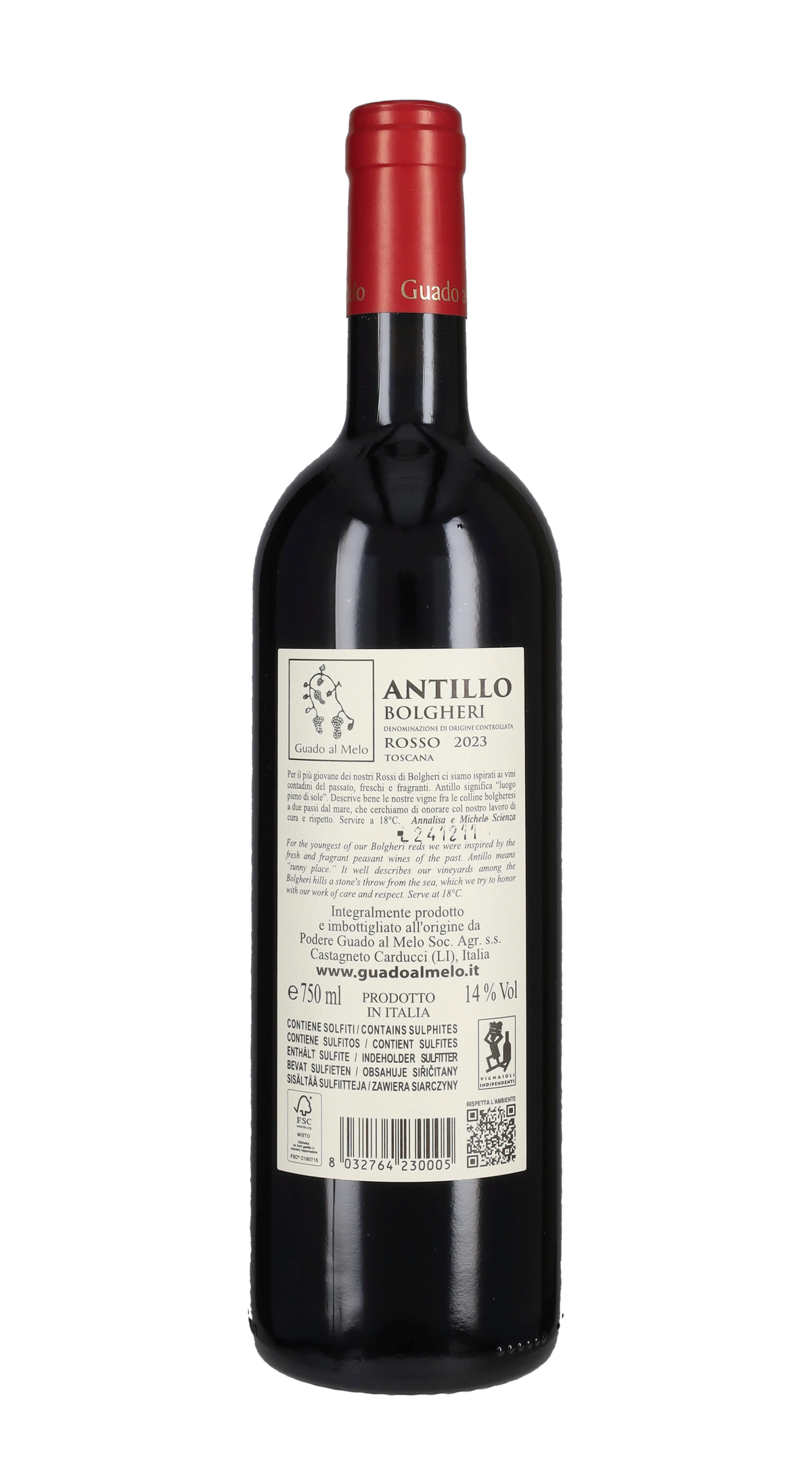 Bolgheri Rosso 'Antillo' Guado al Melo 2023