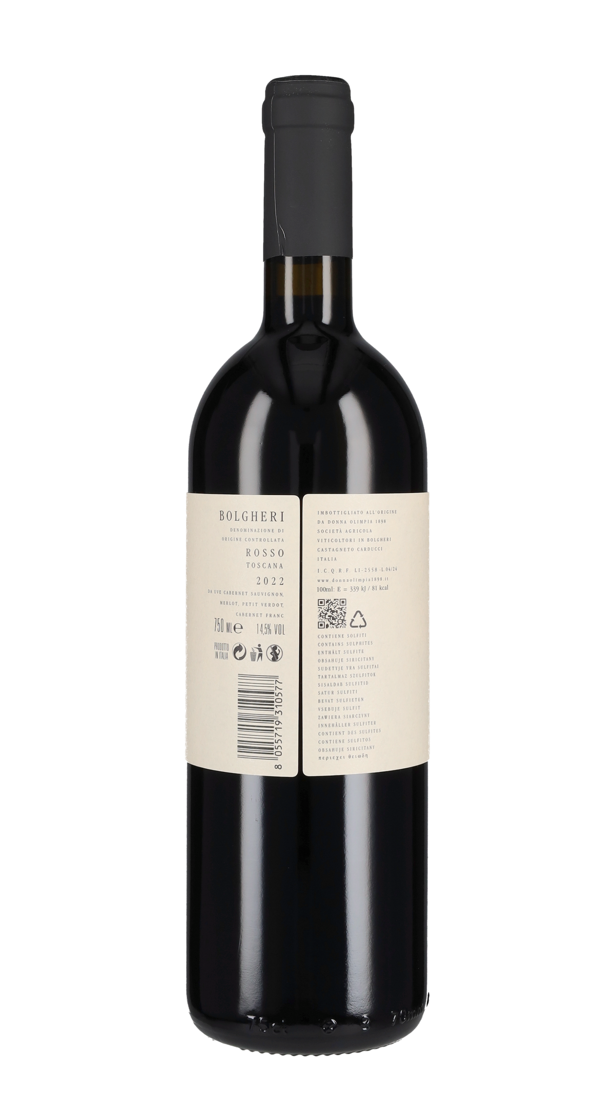 Bolgheri Rosso Donna Olimpia 1898 2022
