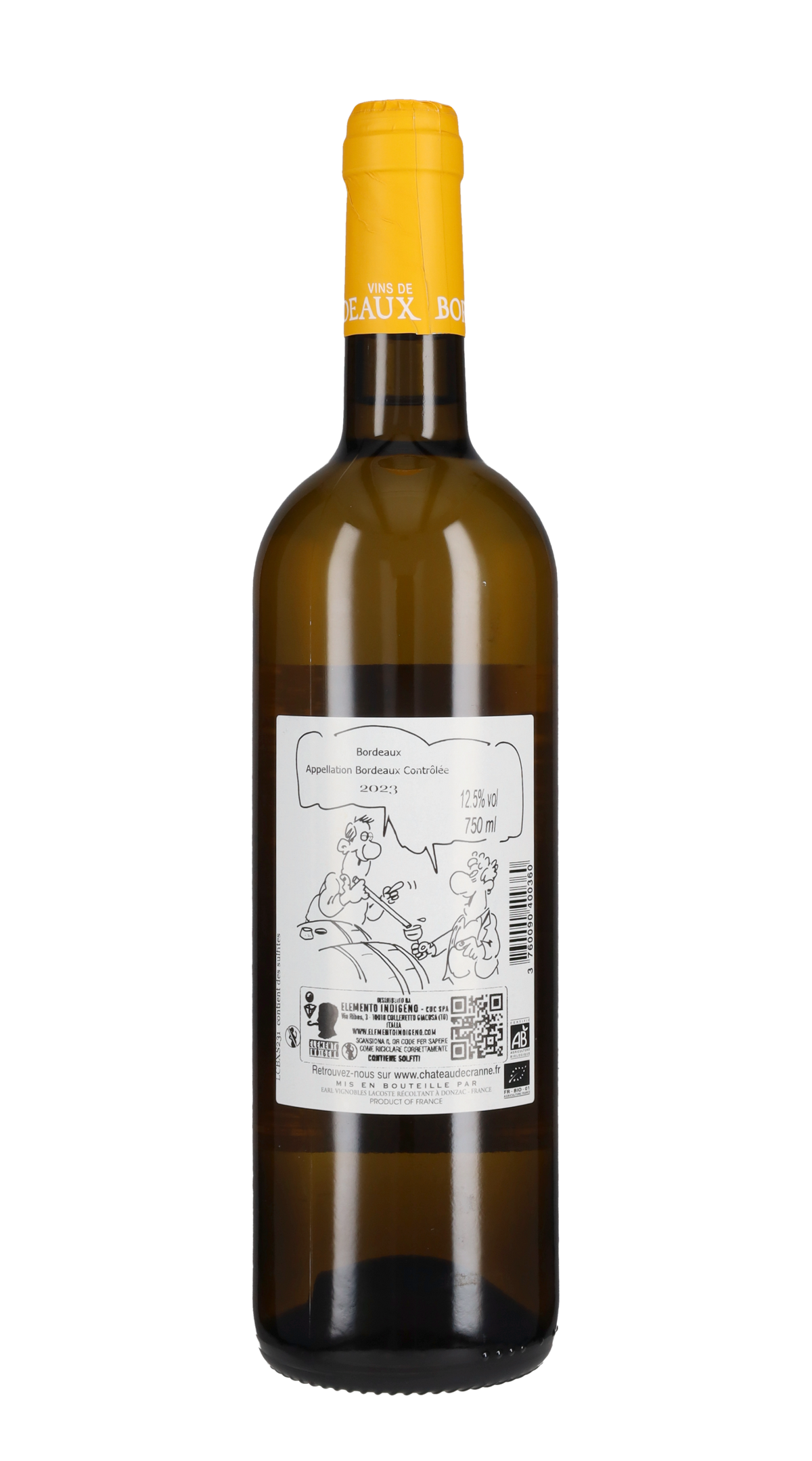 Bordeaux Blanc 'Jardiner' Chateau de Cranne 2023