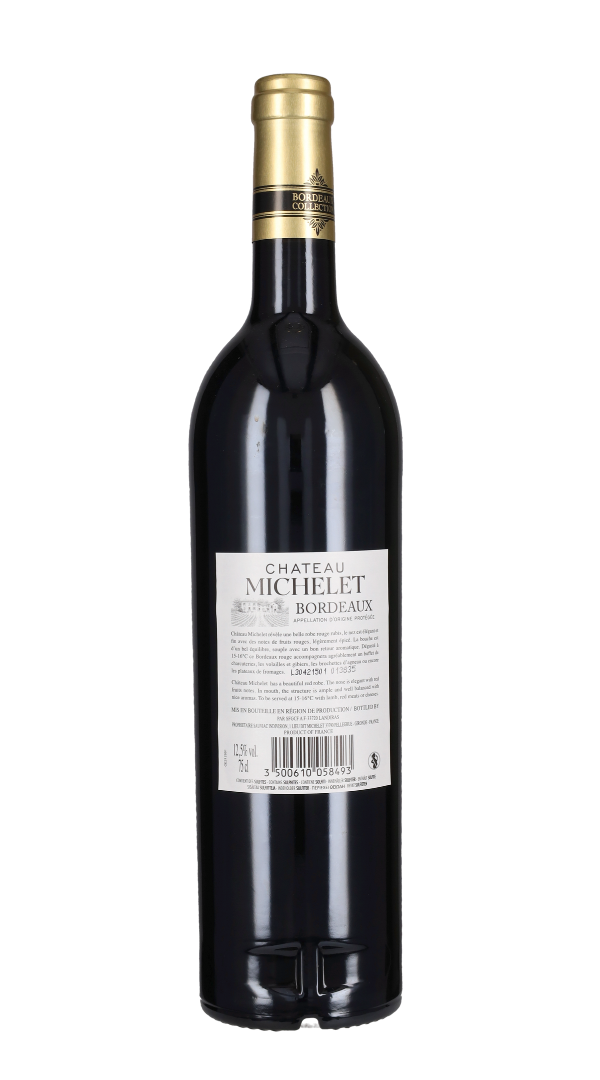 Bordeaux Rouge Chateau Michelet  2021