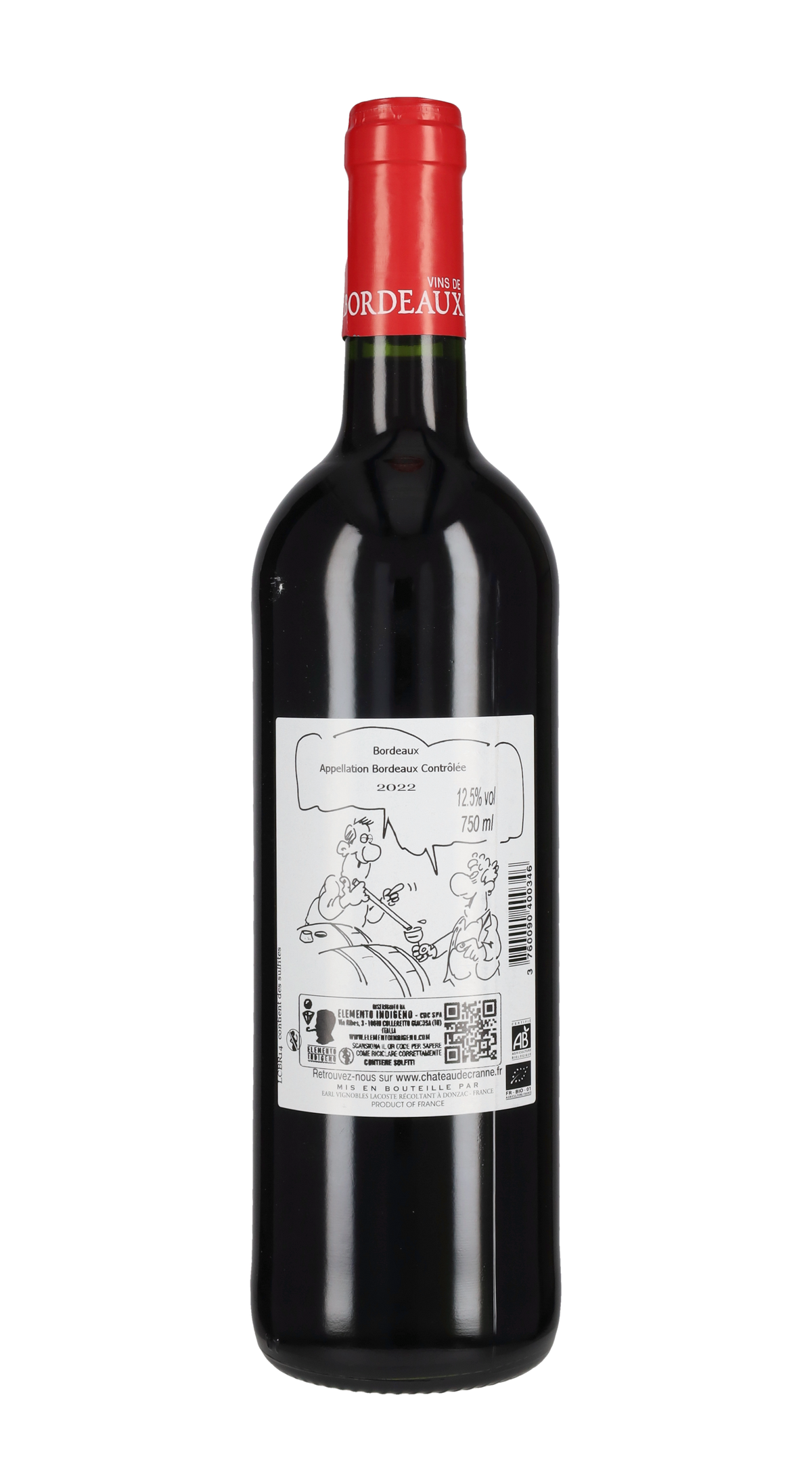 Bordeaux Rouge 'Dompter la Bete' Chateau de Cranne 2022