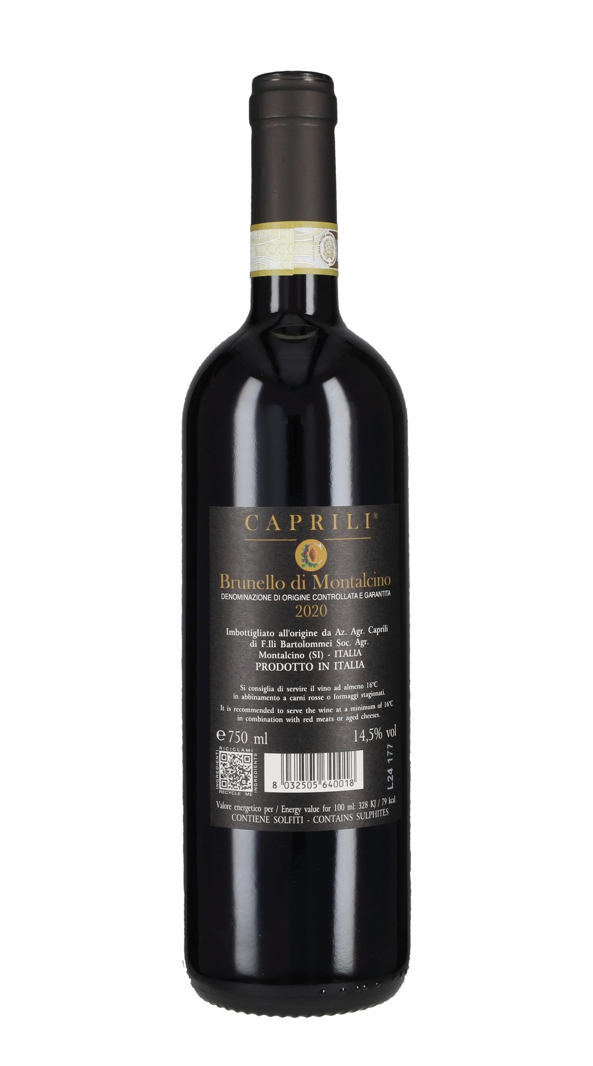 Brunello di Montalcino Caprili 2020
