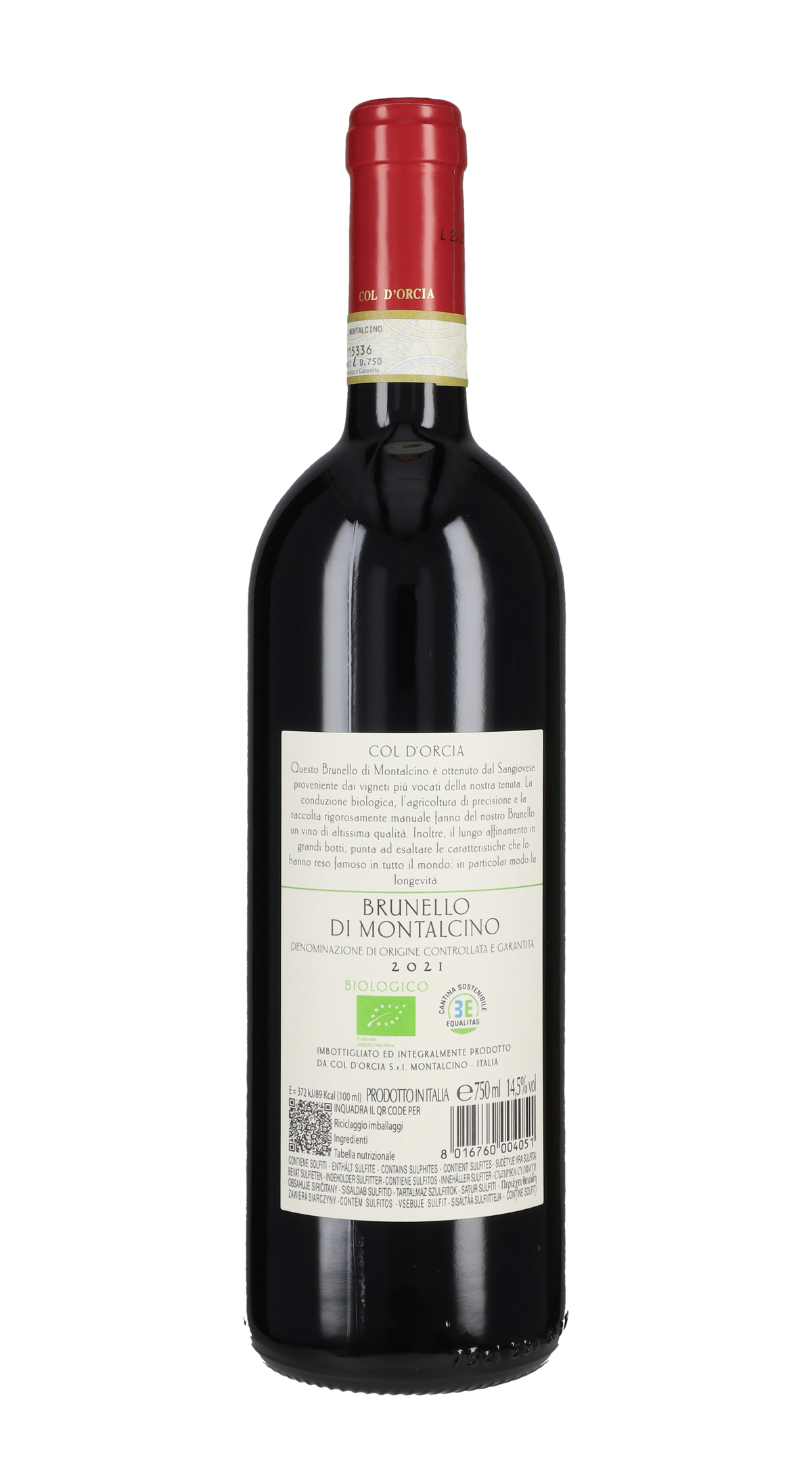 Brunello di Montalcino Col d'Orcia 2021