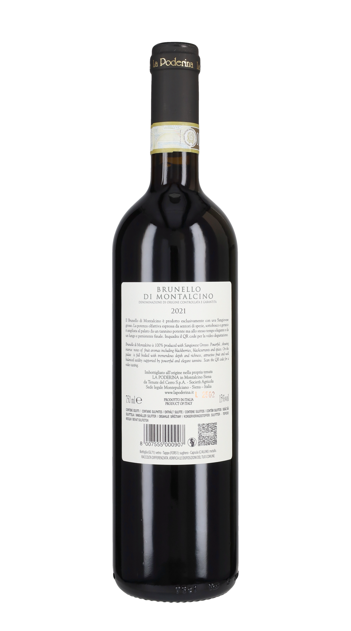 Brunello di Montalcino La Poderina 2021