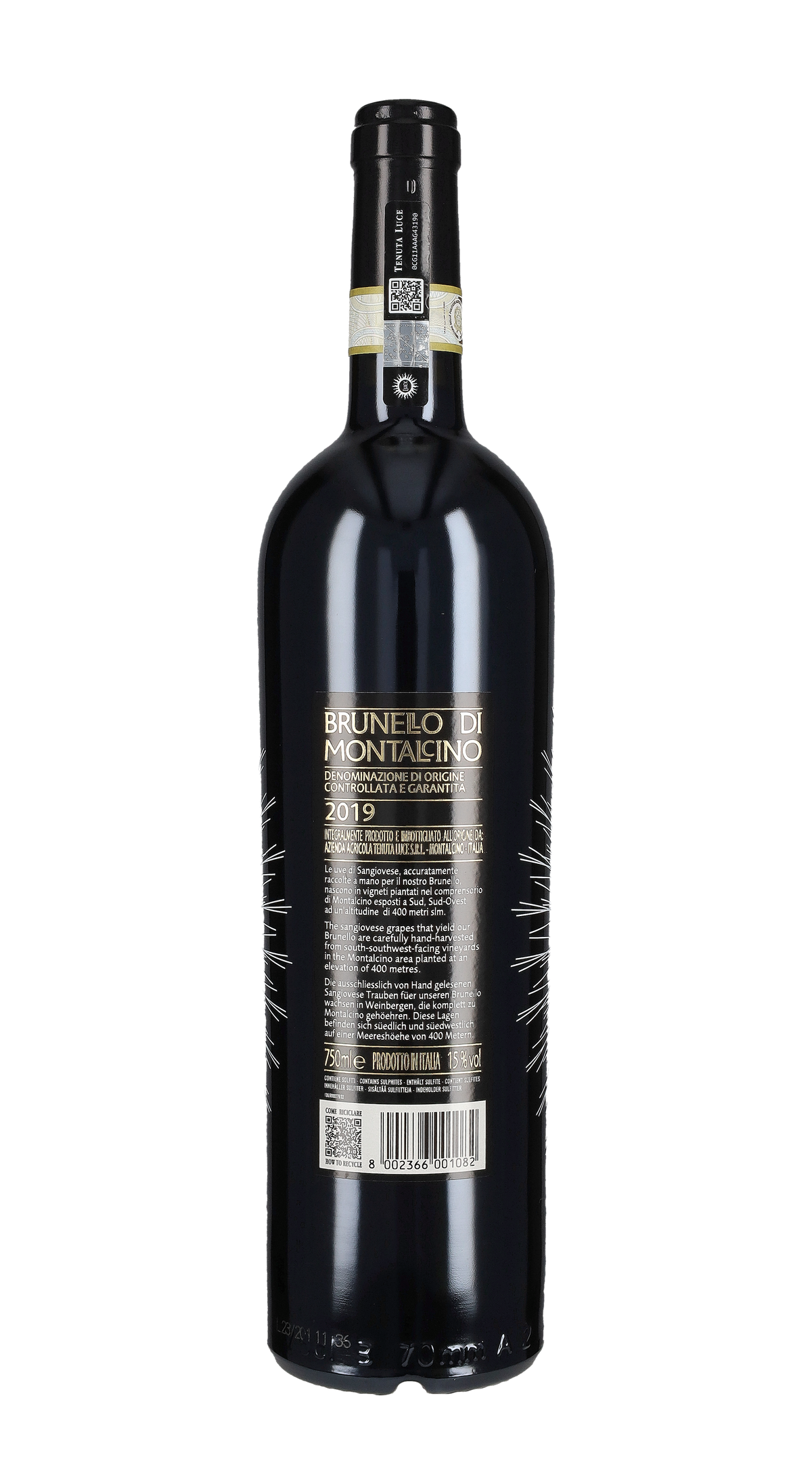 Brunello di Montalcino 'Luce' Luce della Vite - Frescobaldi 2019