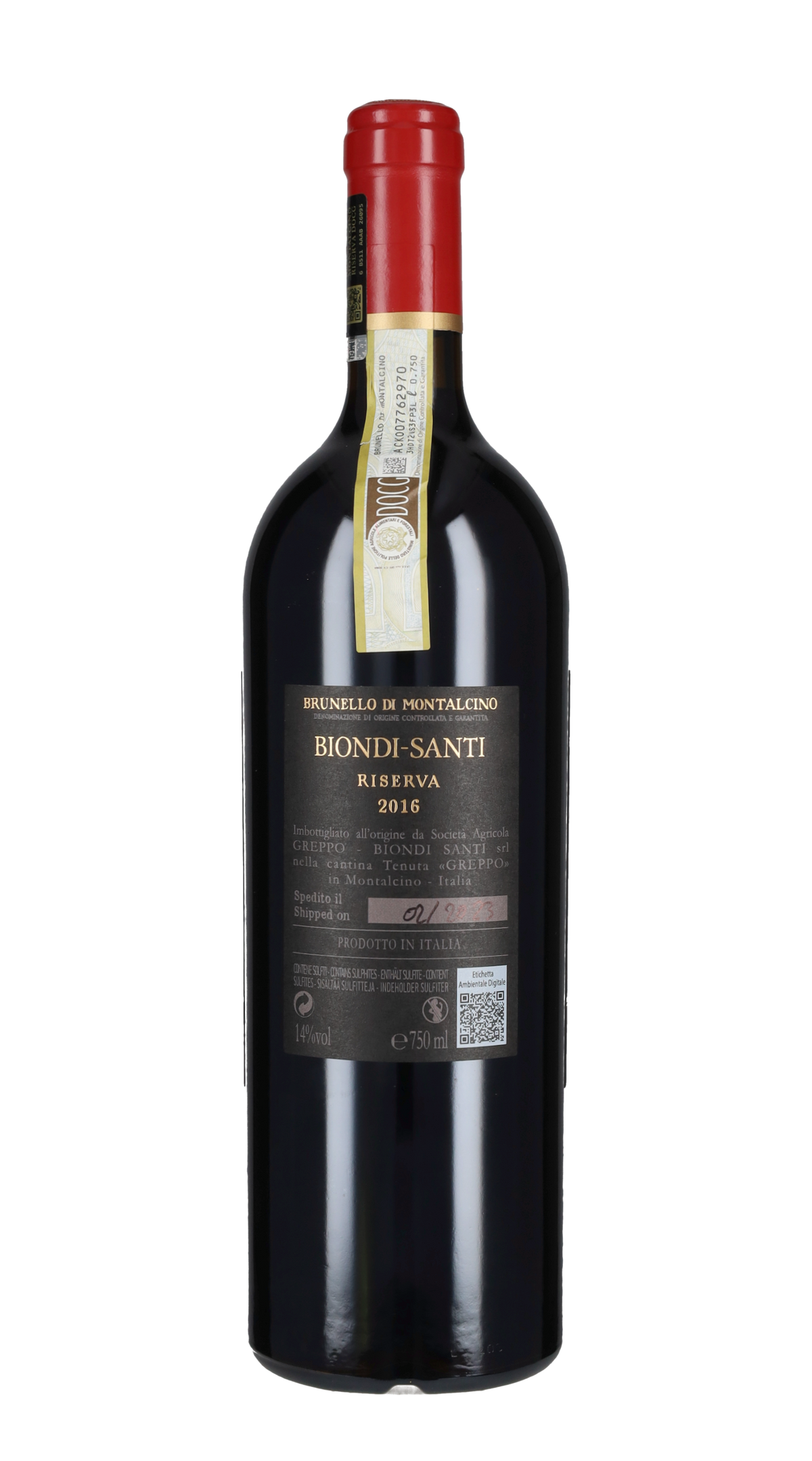 Brunello di Montalcino Riserva 'Il Greppo' Biondi Santi 2019