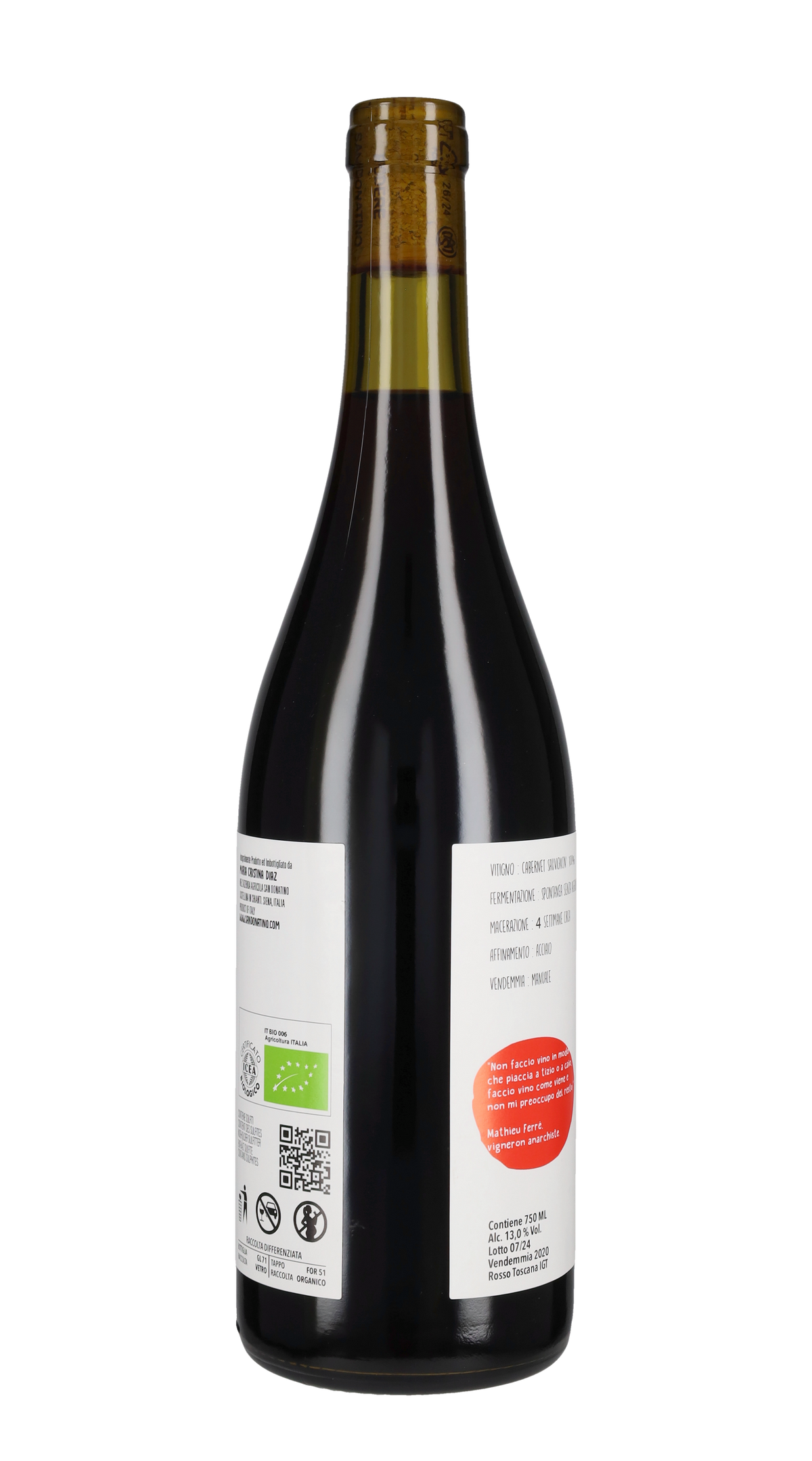 Cabernet Sauvignon 'Eretico' San Donatino 2020