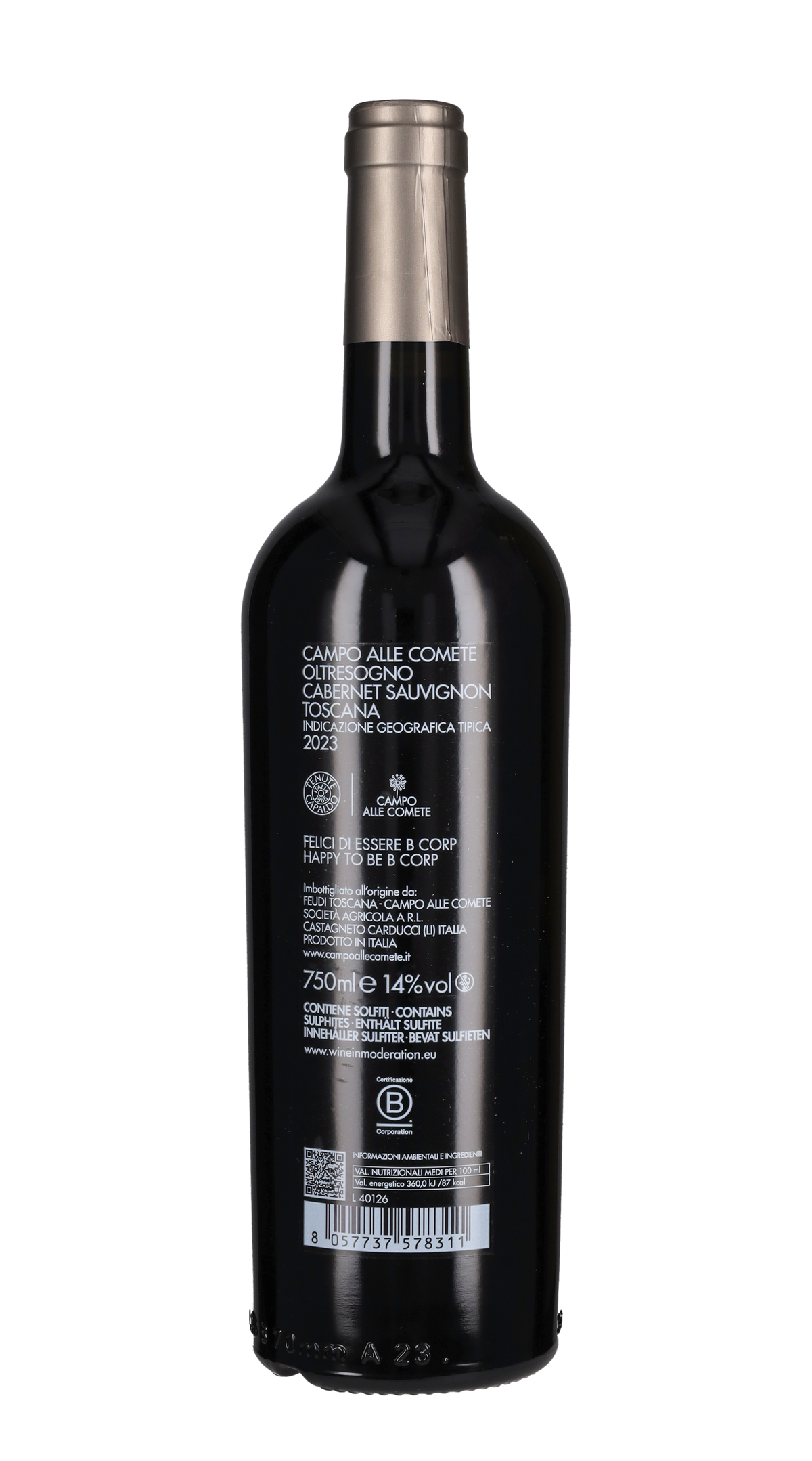 Cabernet Sauvignon 'Oltresogno' Campo alle Comete 2023