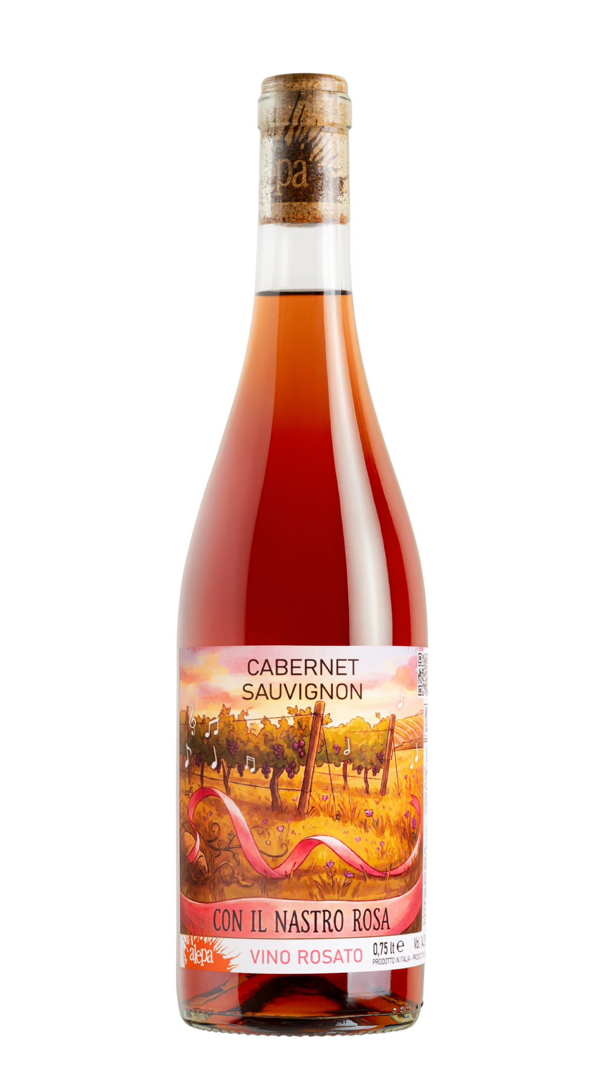Cabernet Sauvignon Rosato 'Con il Nastro Rosa' Alepa