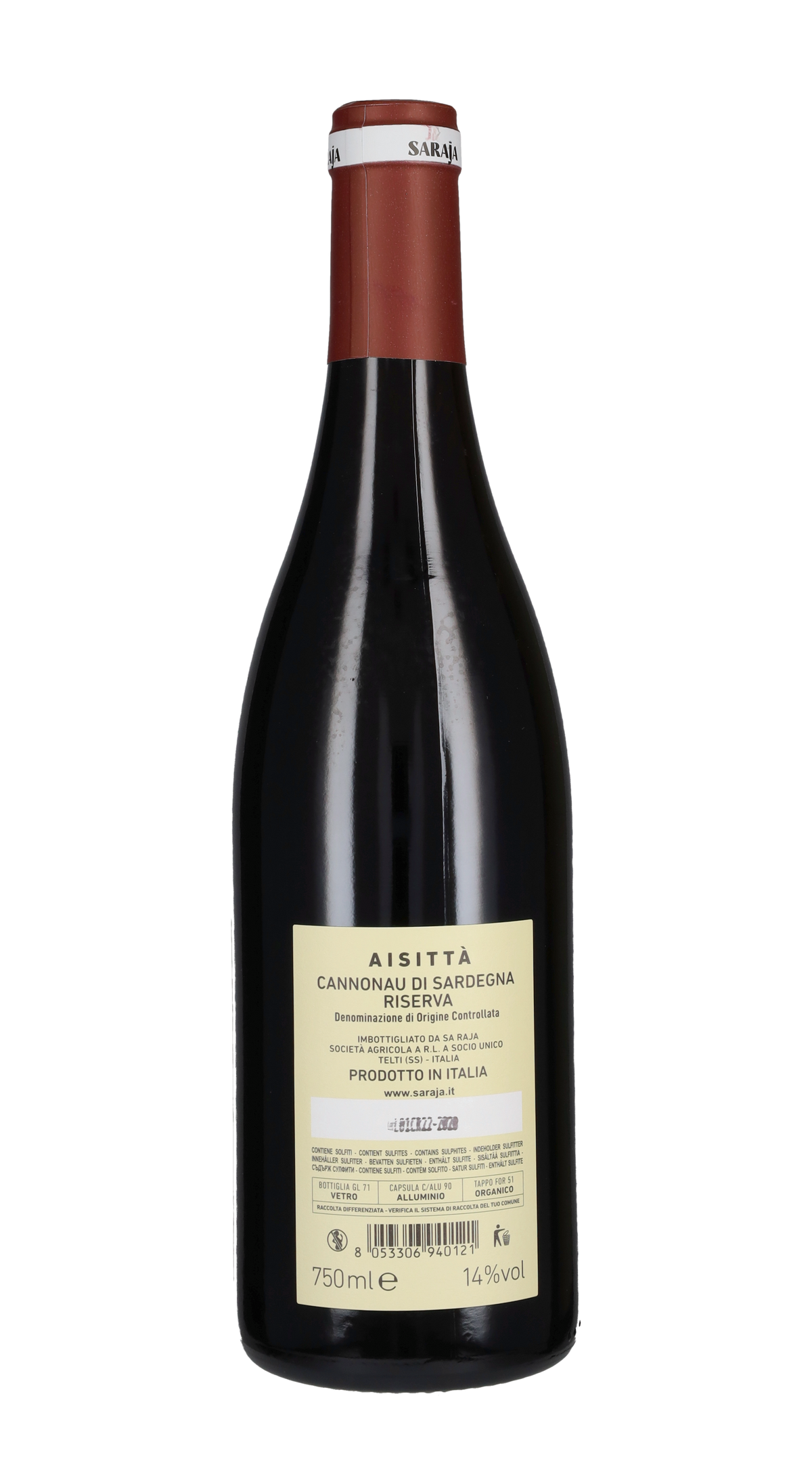 Cannonau di Sardegna Riserva 'Aisittà' Sa Raja 2020