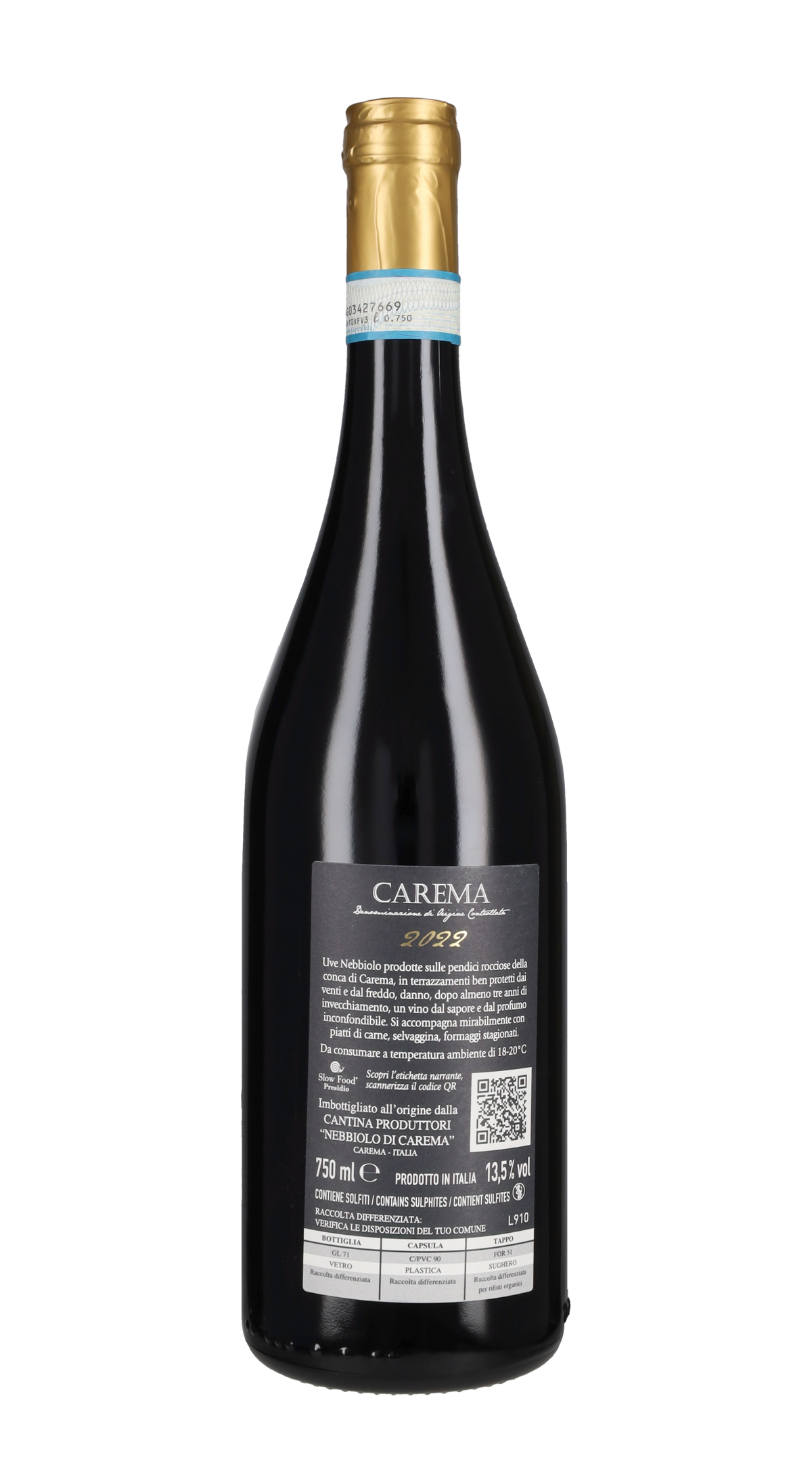 Carema Classico 'Etichetta Nera' Produttori di Carema 2022