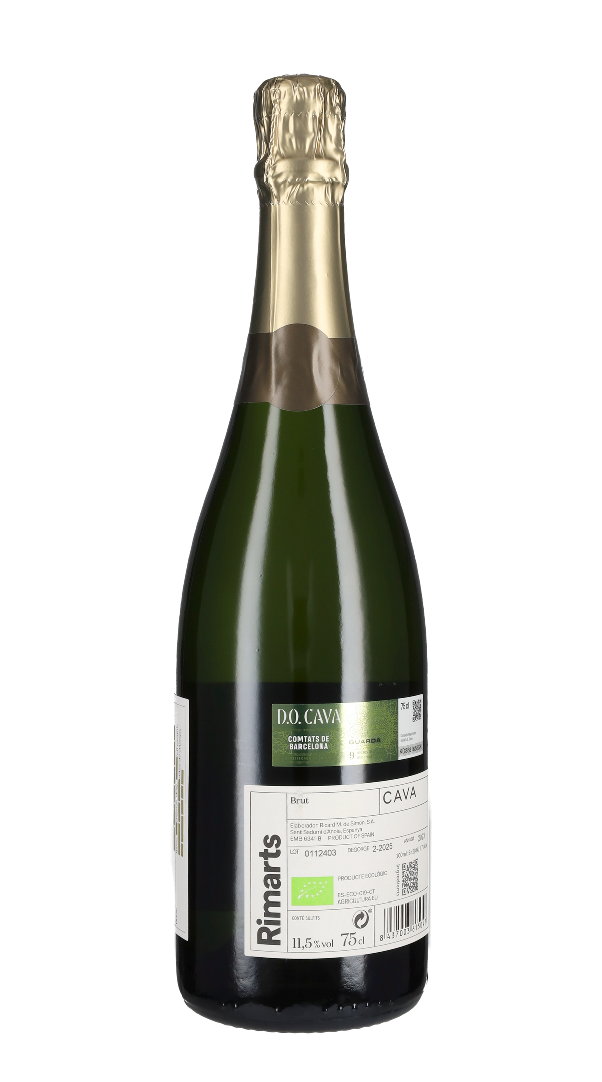Cava Brut 'Reserva 18' Rimarts