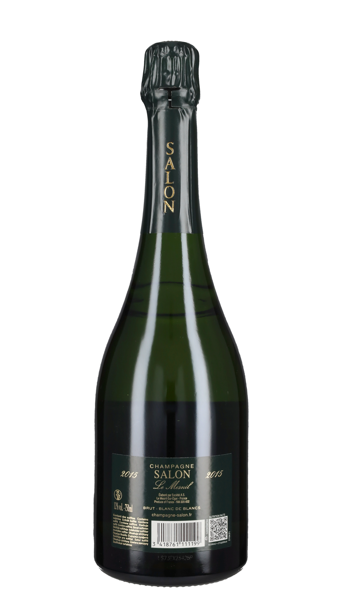 Champagne Blanc de Blancs Brut 'Cuvée S' Salon 2015