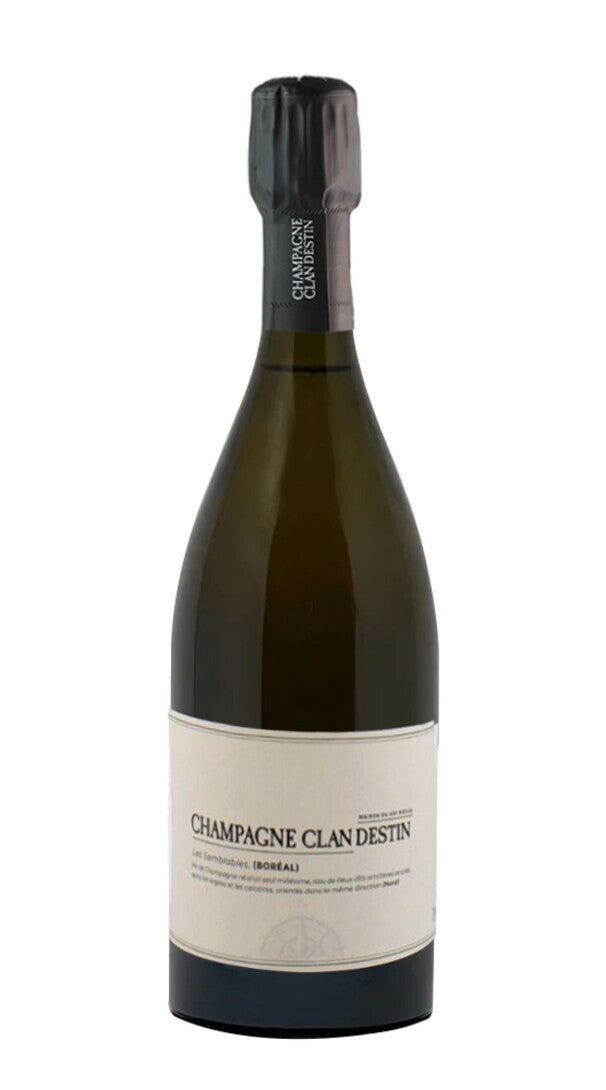 Champagne Brut Nature 'Les Semblables - Boréal' Clandestin 2020
