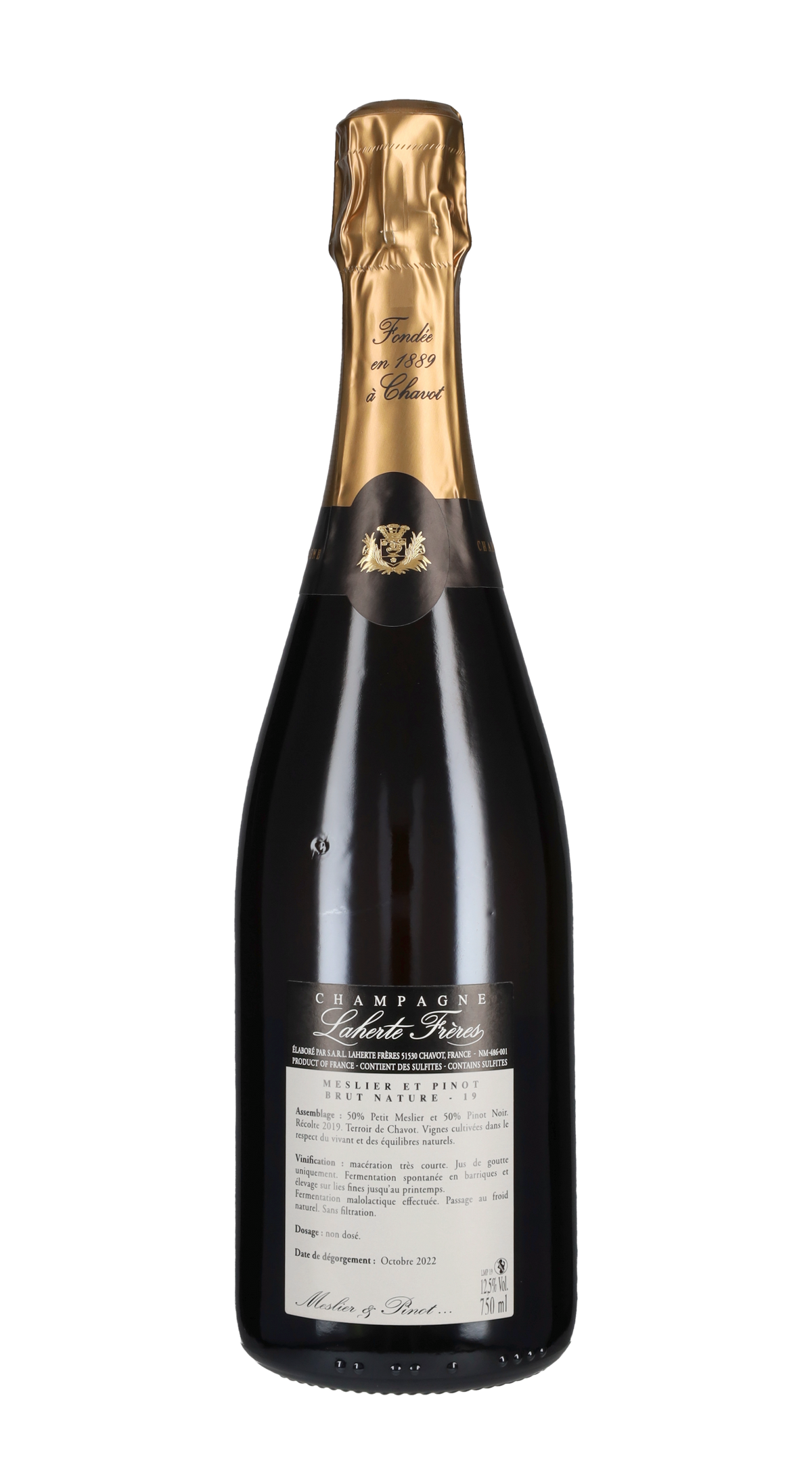 Champagne Brut Nature 'Meslier & Pinot' Laherte Freres