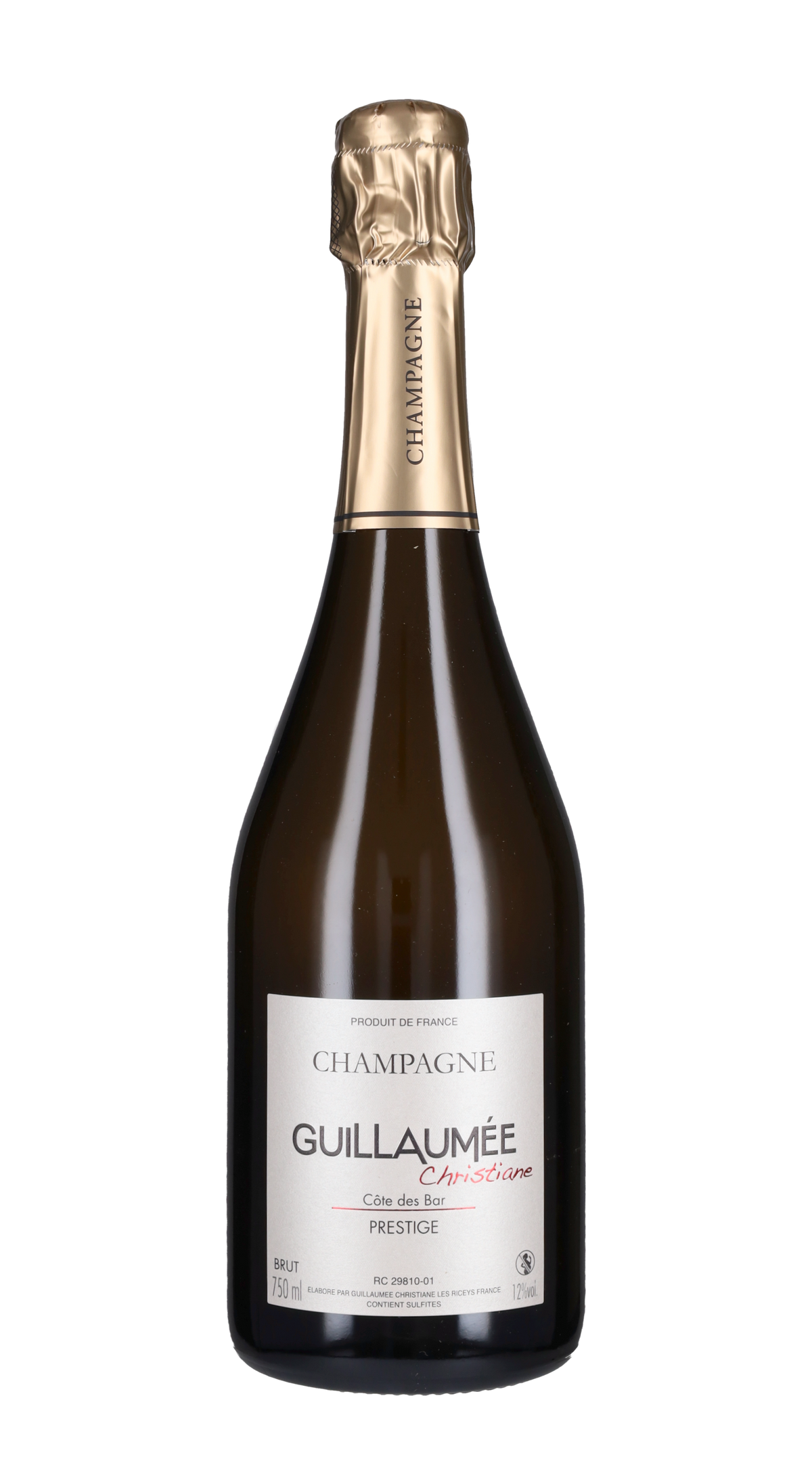Champagne Brut 'Prestige' Christiane Guillaumée