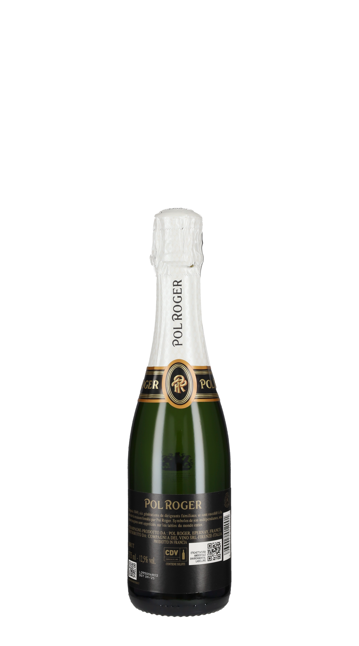 Champagne Brut Reserve Pol Roger - 37.5cl