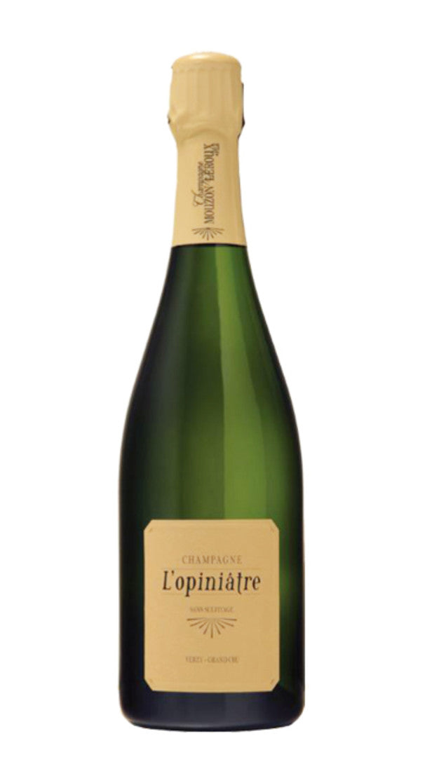 Champagne Extra Brut Blanc de Blancs Grand Cru 'L’Opiniatre' Mouzon Leroux 2014