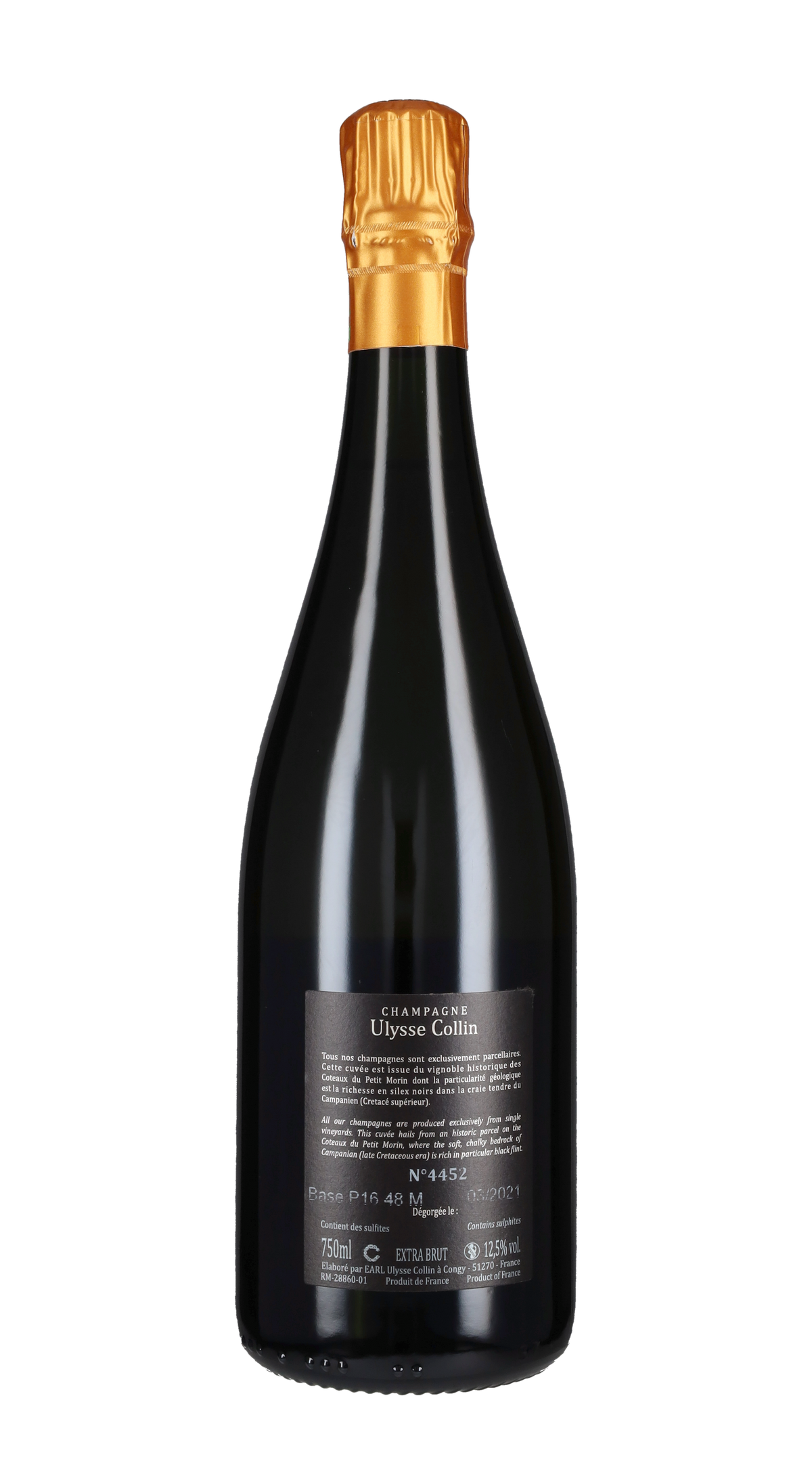 Champagne Extra Brut Blanc de Blancs 'Les Pierrieres' Ulysse Collin