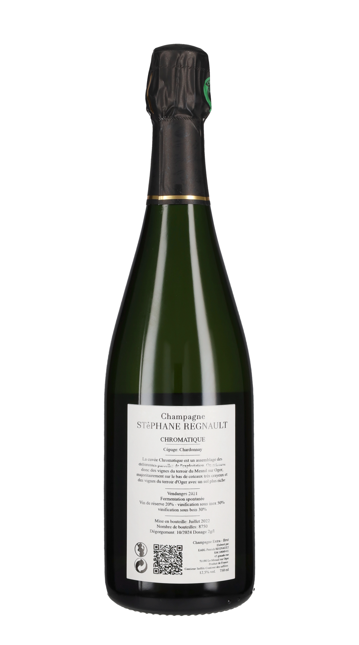 Champagne Extra Brut Grand Cru 'Chromatique' Stephane Regnault