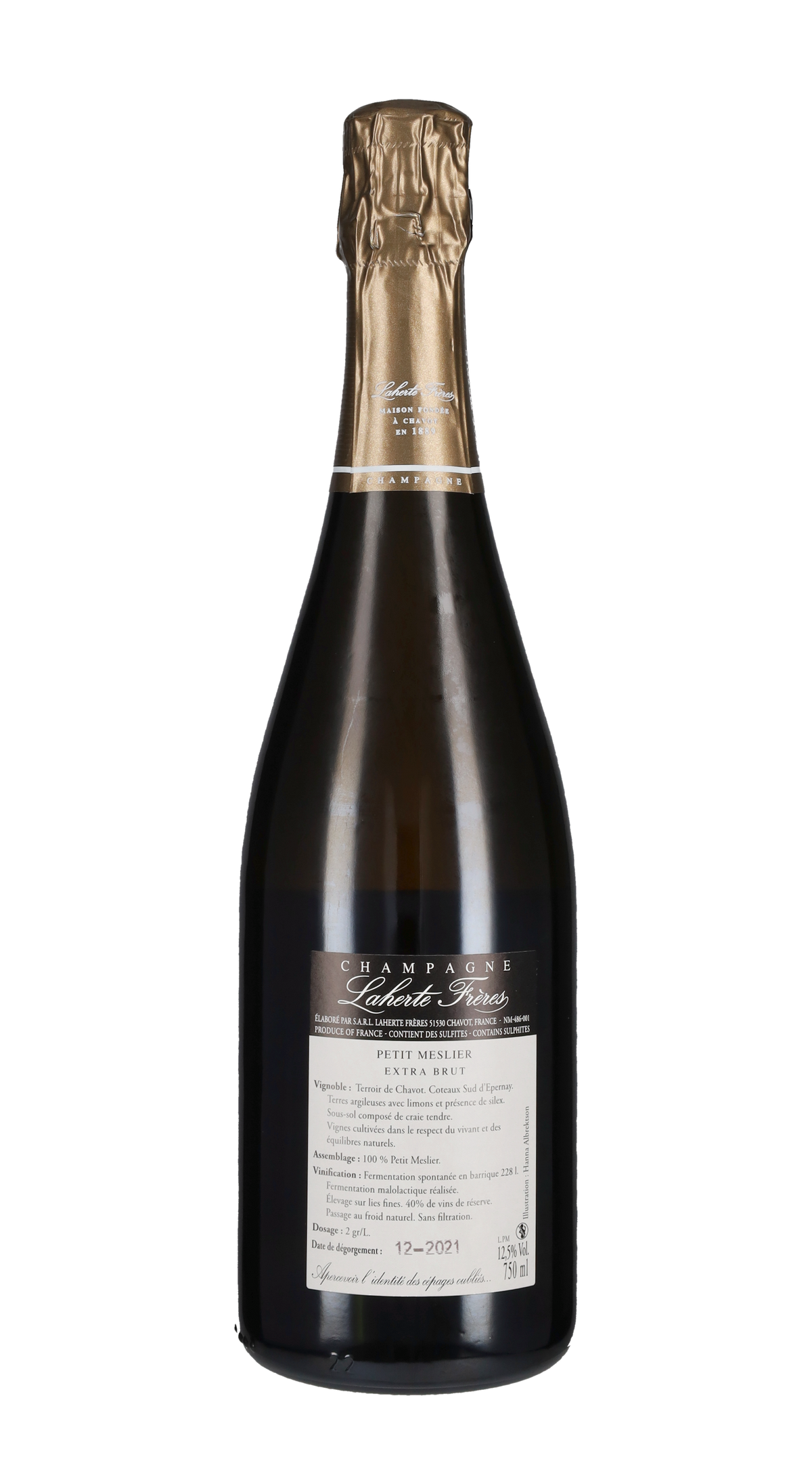 Champagne Extra Brut 'Petit Meslier' Laherte Freres
