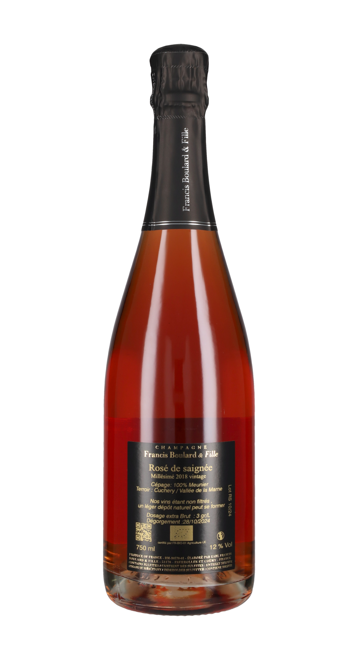 Champagne Rosé de Saignée Francis Boulard 2018