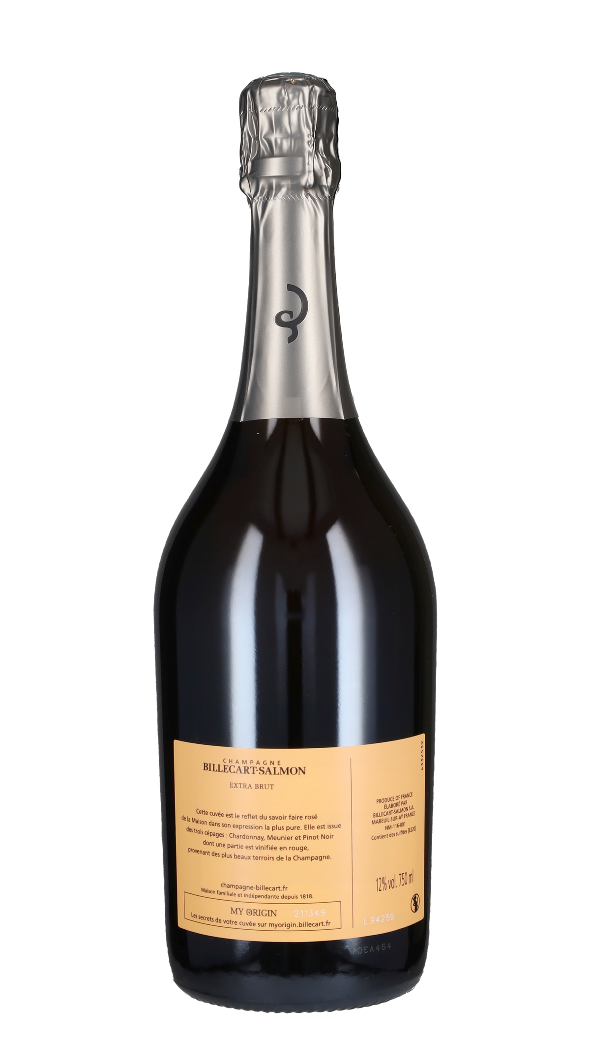 Champagne Rosé Extra Brut Billecart Salmon