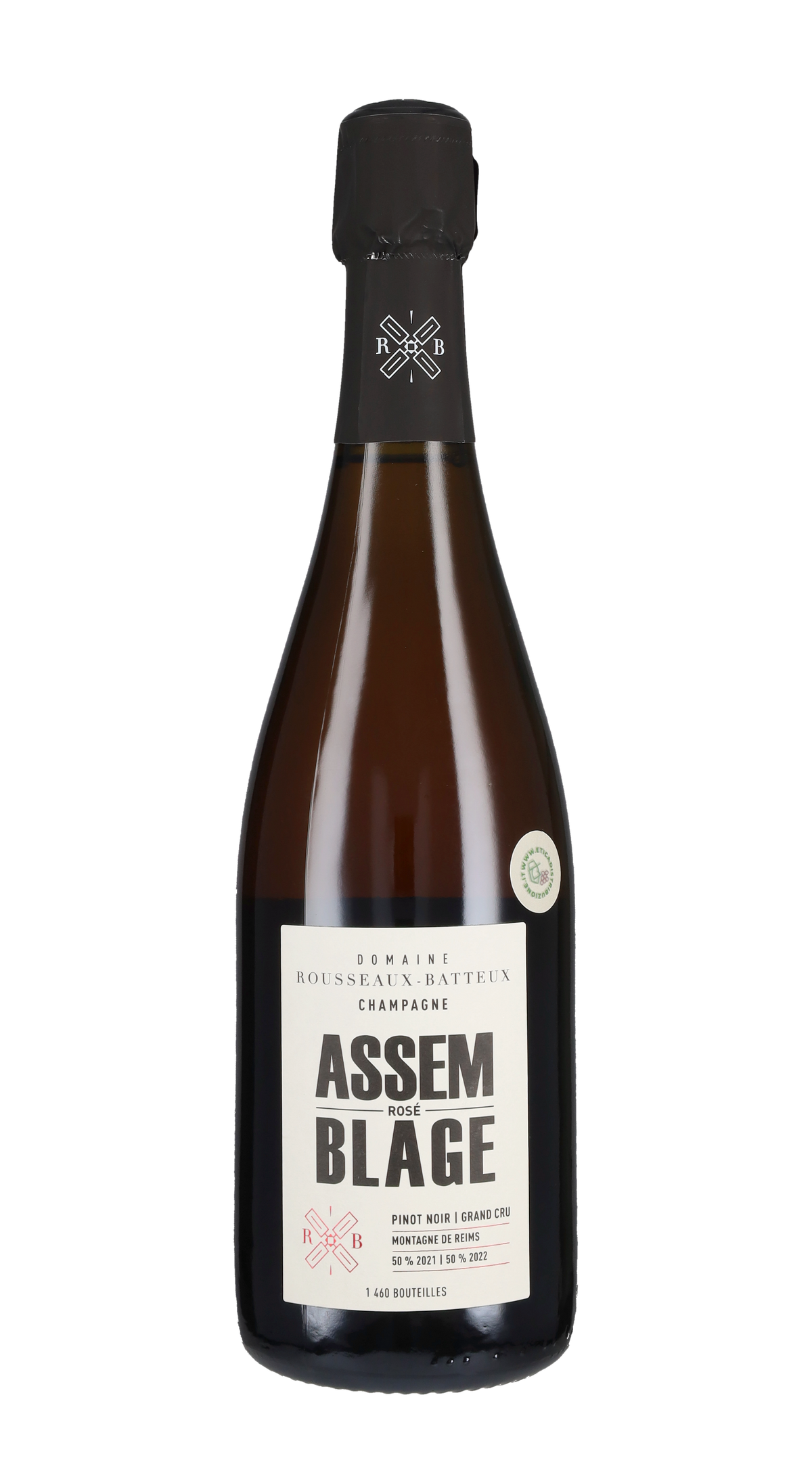 Champagne Rosé Extra Brut Grand Cru 'Assemblage' Rousseaux-Batteux