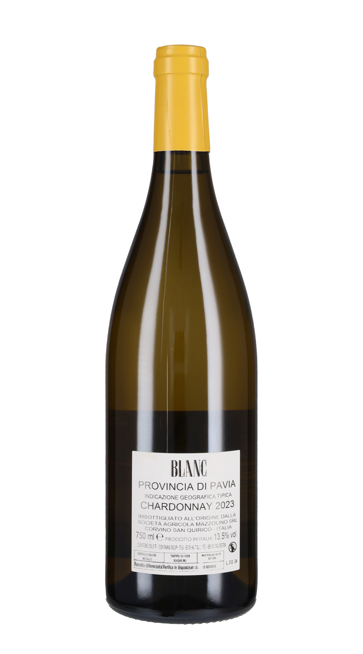Chardonnay 'Blanc' Tenuta Mazzolino 2023