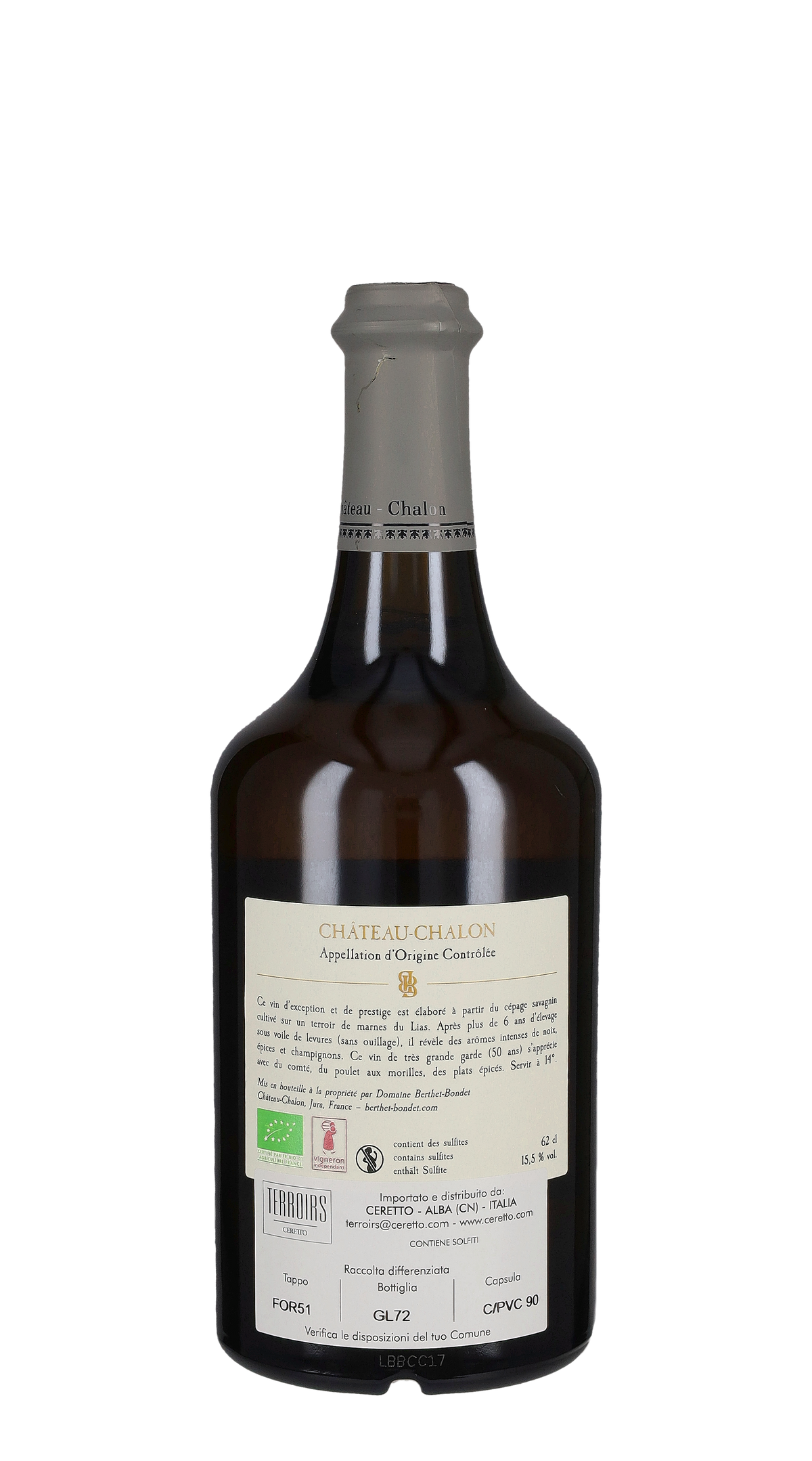 Chateau Chalon Berthet-Bondet 2017