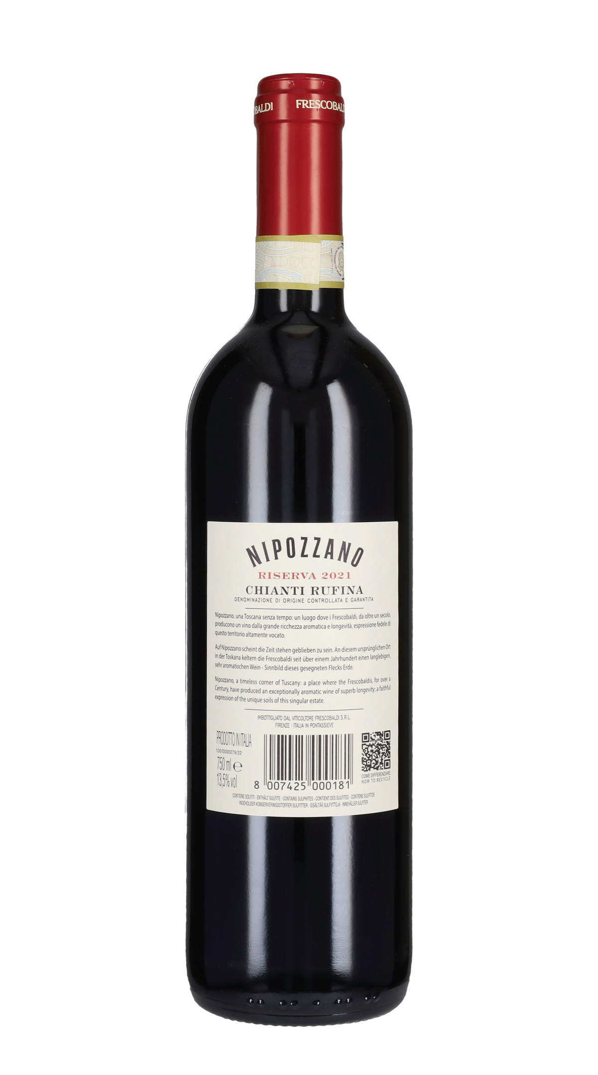 Chianti Rufina Riserva 'Nipozzano' Frescobaldi 2021