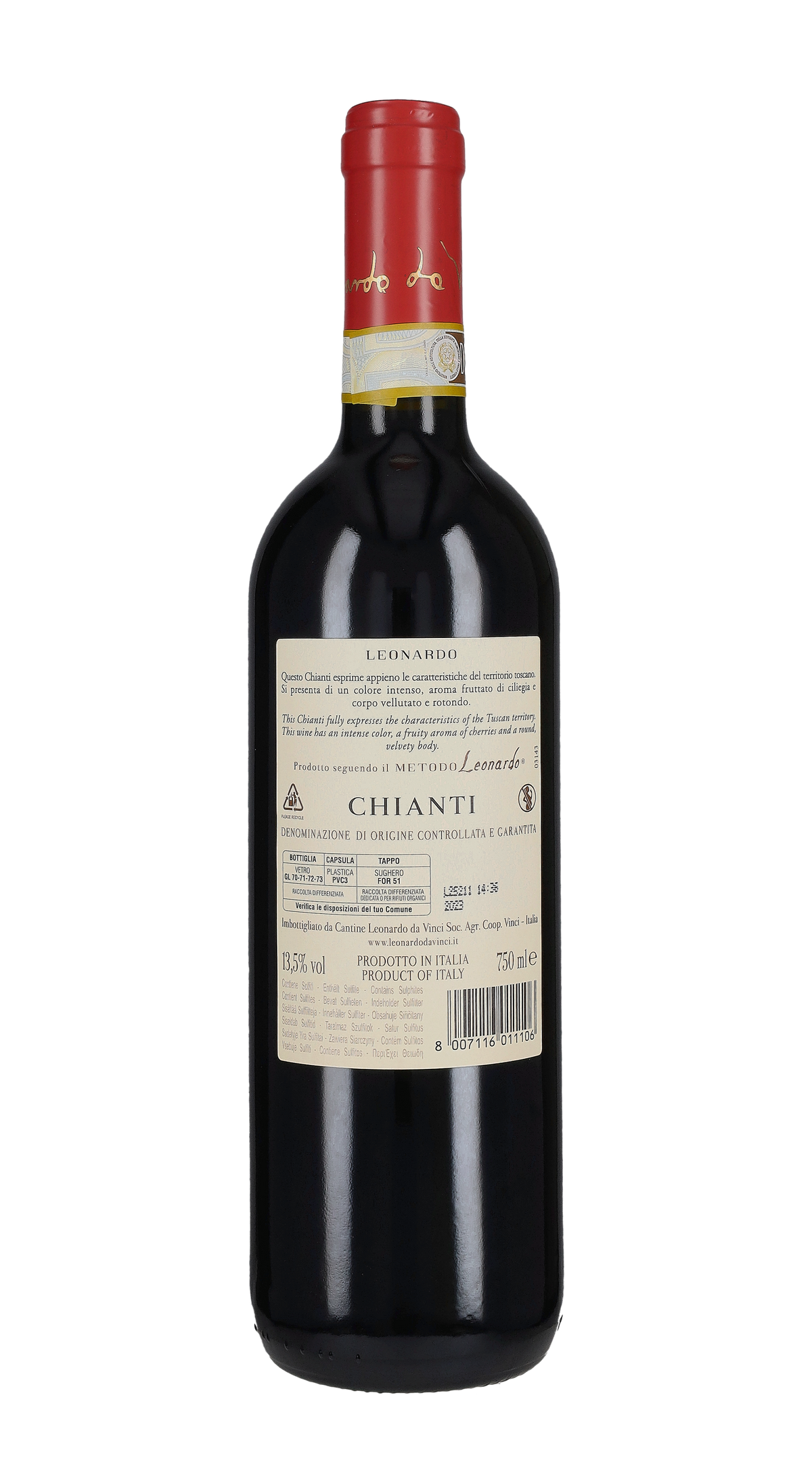 Chianti 'Uomo Vitruviano' Leonardo da Vinci 2023