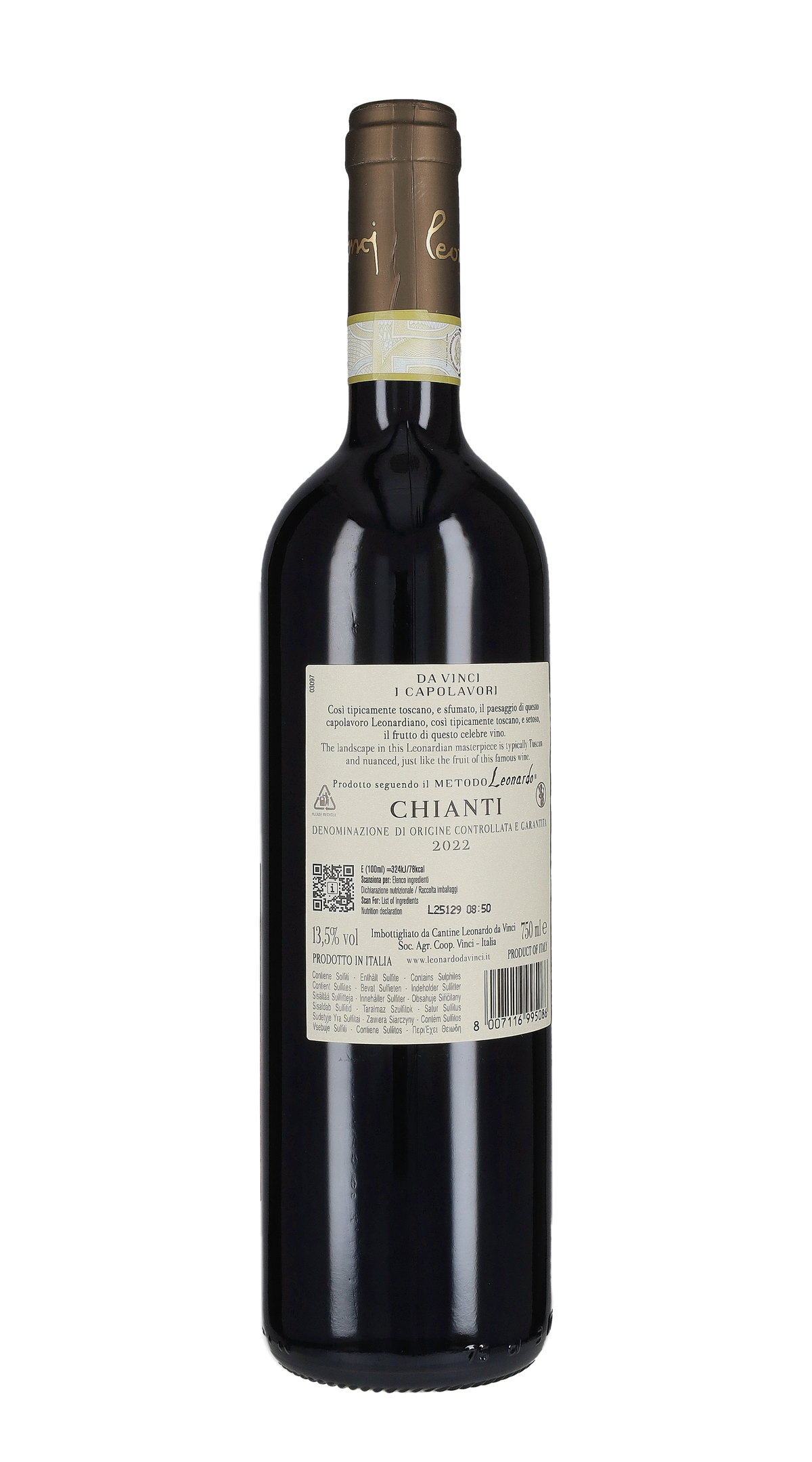 Chianti 'Vergine delle Rocce' Leonardo da Vinci 2022