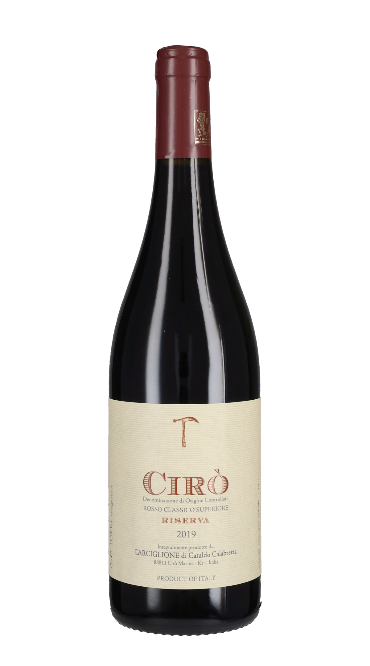 Cirò Rosso Clas. Sup. Riserva L'Arciglione - Cataldo Calabretta 2019