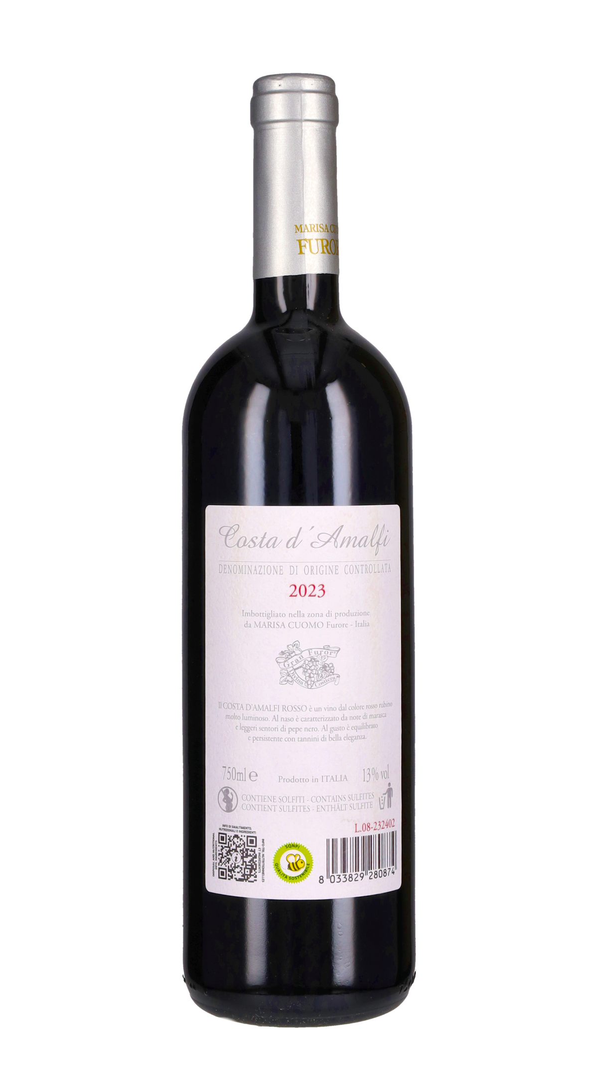 Costa d'Amalfi Rosso Marisa Cuomo 2023
