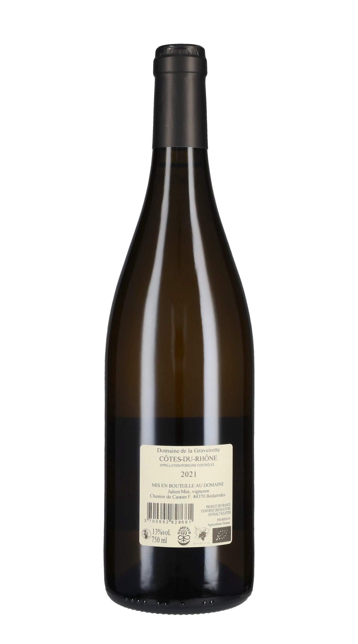 Cotes du Rhone Blanc Domaine de la Graveirette 2021