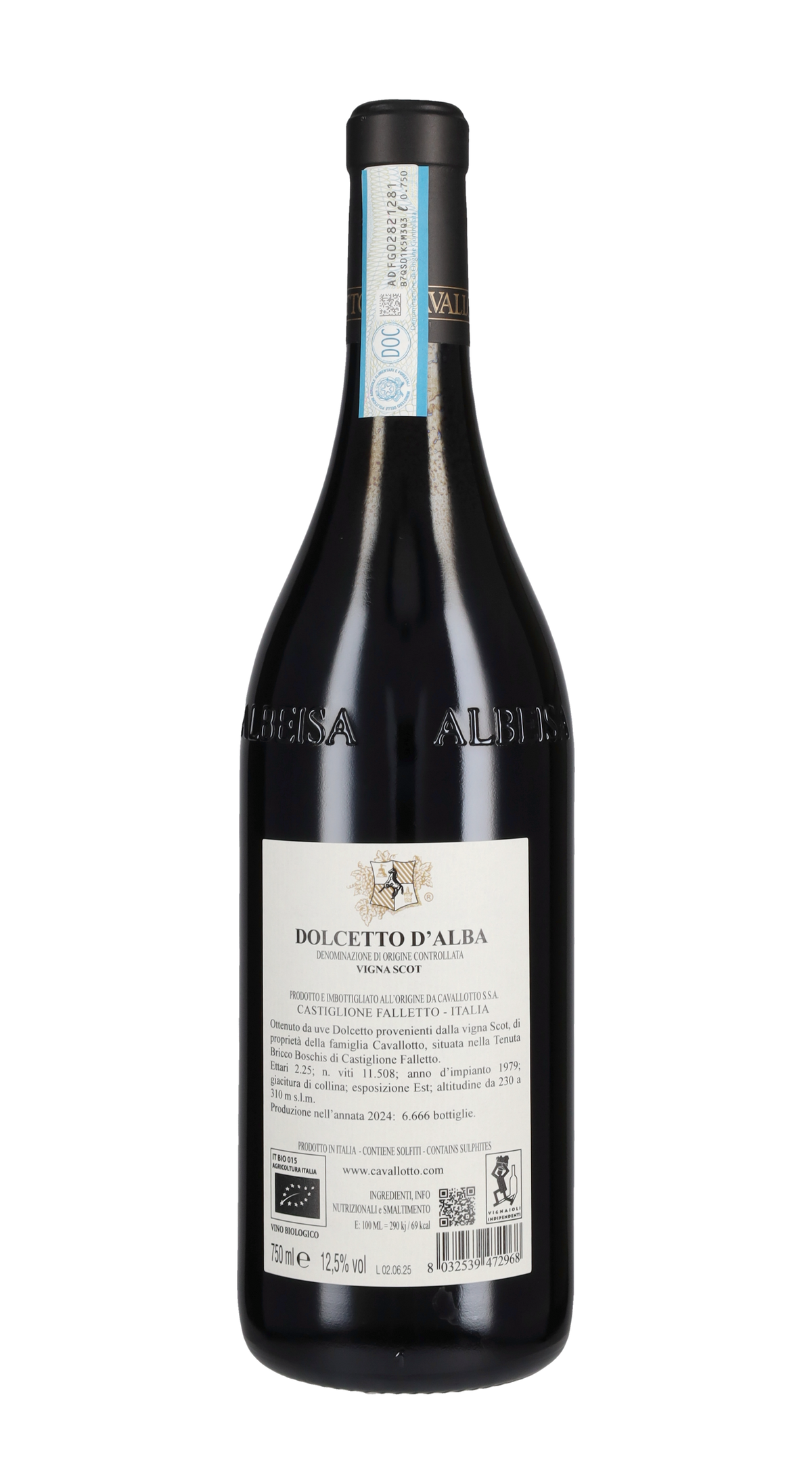 Dolcetto d'Alba 'Vigna Scot' Cavallotto 2025