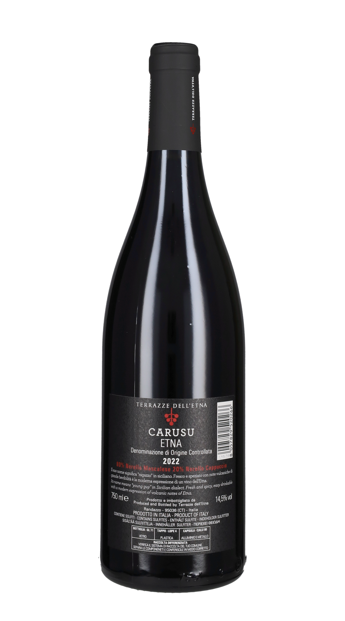 Etna Rosso 'Carusu' Terrazze dell'Etna 2022