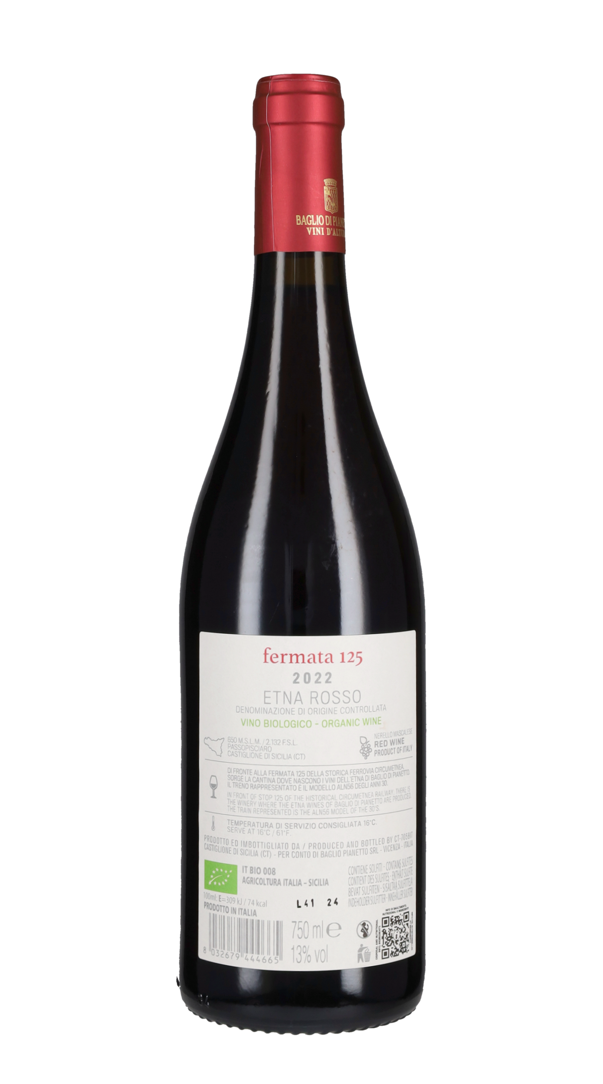 Etna Rosso 'Fermata 125' Baglio di Pianetto 2022