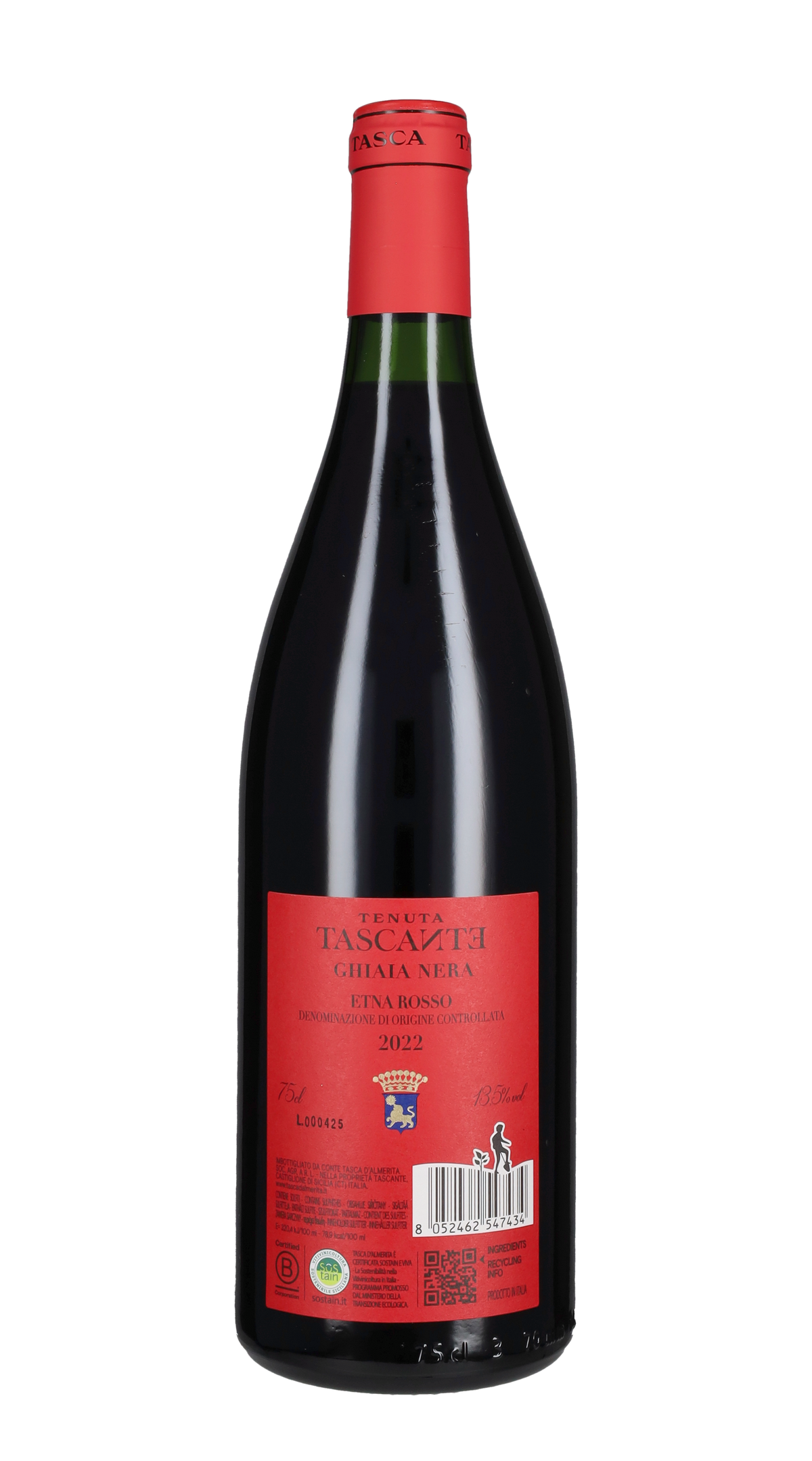 Etna Rosso 'Ghiaia Nera' Tasca d'Almerita 2022