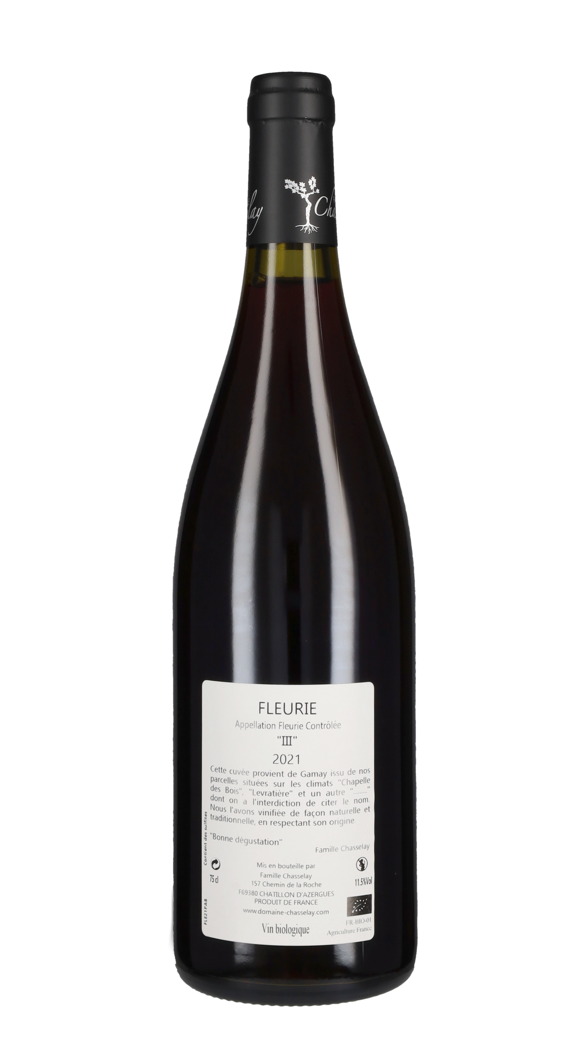 Fleurie 'III' Domaine Chasselay 2021